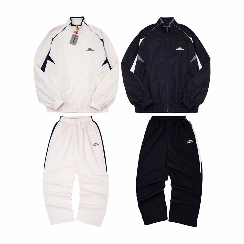 バレンシアガ  Balenciaga コート アウター ズボン 2点セット スポーツ 運動風 男女兼用 メンズ レディース