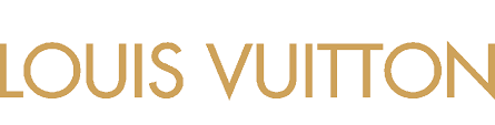 Louis Vuitton Scripted Logo Gold transparent PNG - StickPNG