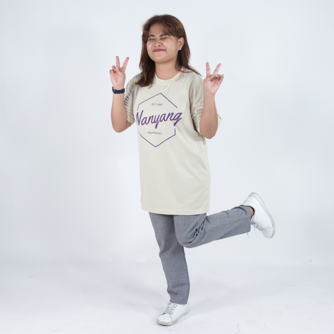 NYP HEX DRI-FIT TEE CREAM