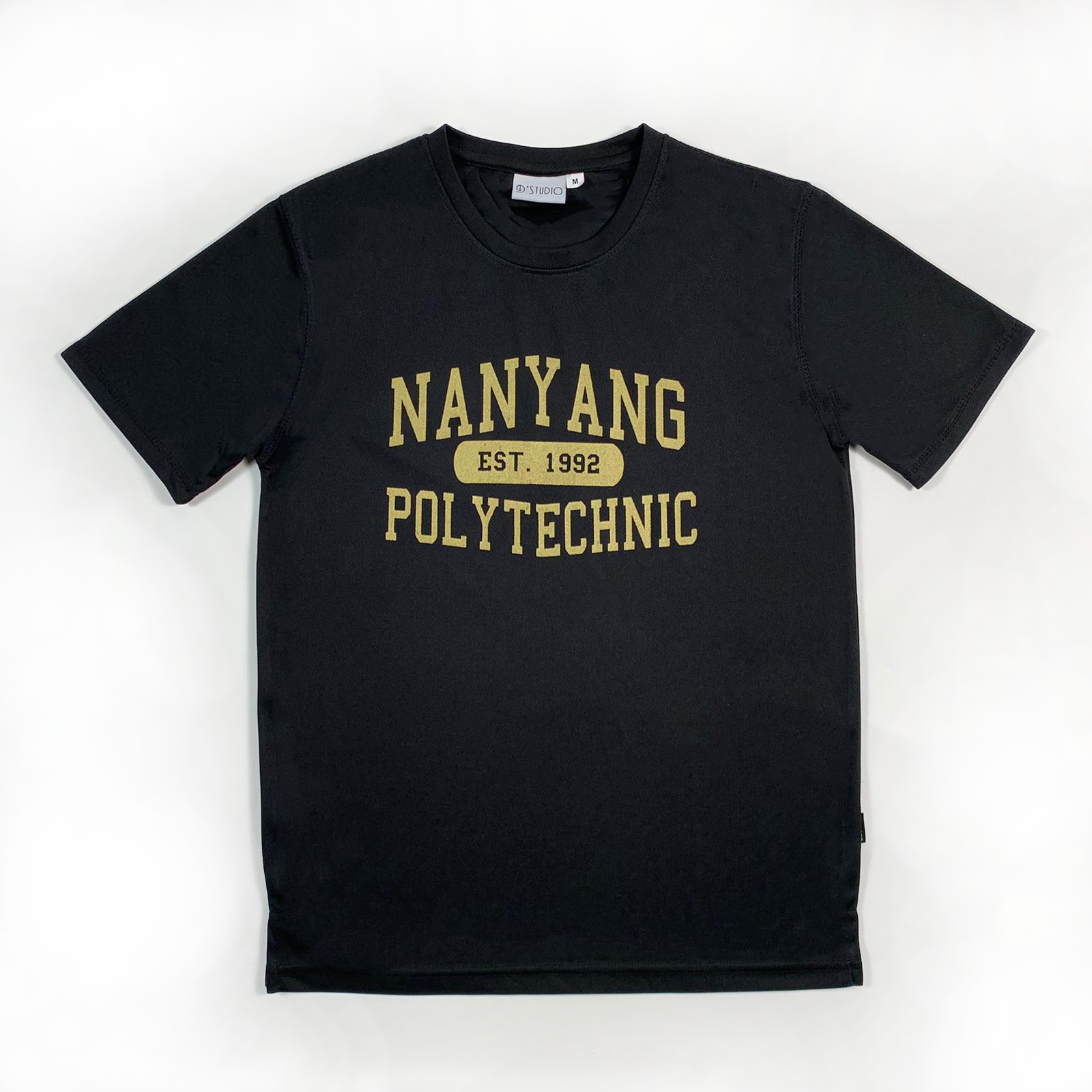 NYP 1992 DRI-FIT T-SHIRT (BLACK WITH GOLD FONT)