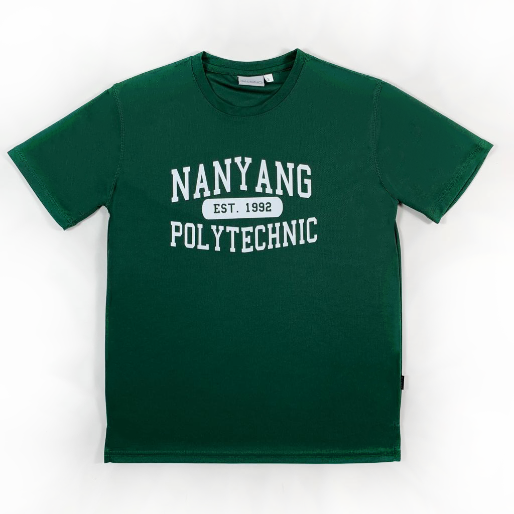 NYP 1992 DRI-FIT T-SHIRT (GREEN WITH WHITE FONT)
