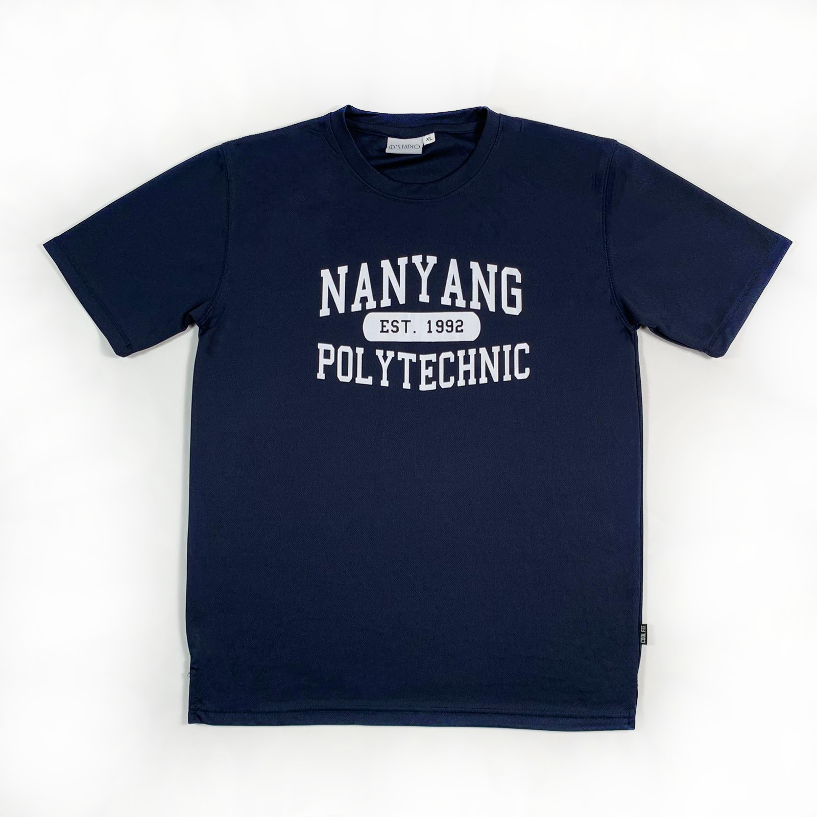 NYP 1992 DRI-FIT T-SHIRT (NAVY WITH WHITE FONT)