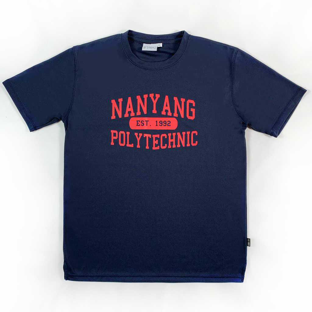 NYP 1992 DRI-FIT T-SHIRT (NAVY WITH RED FONT)