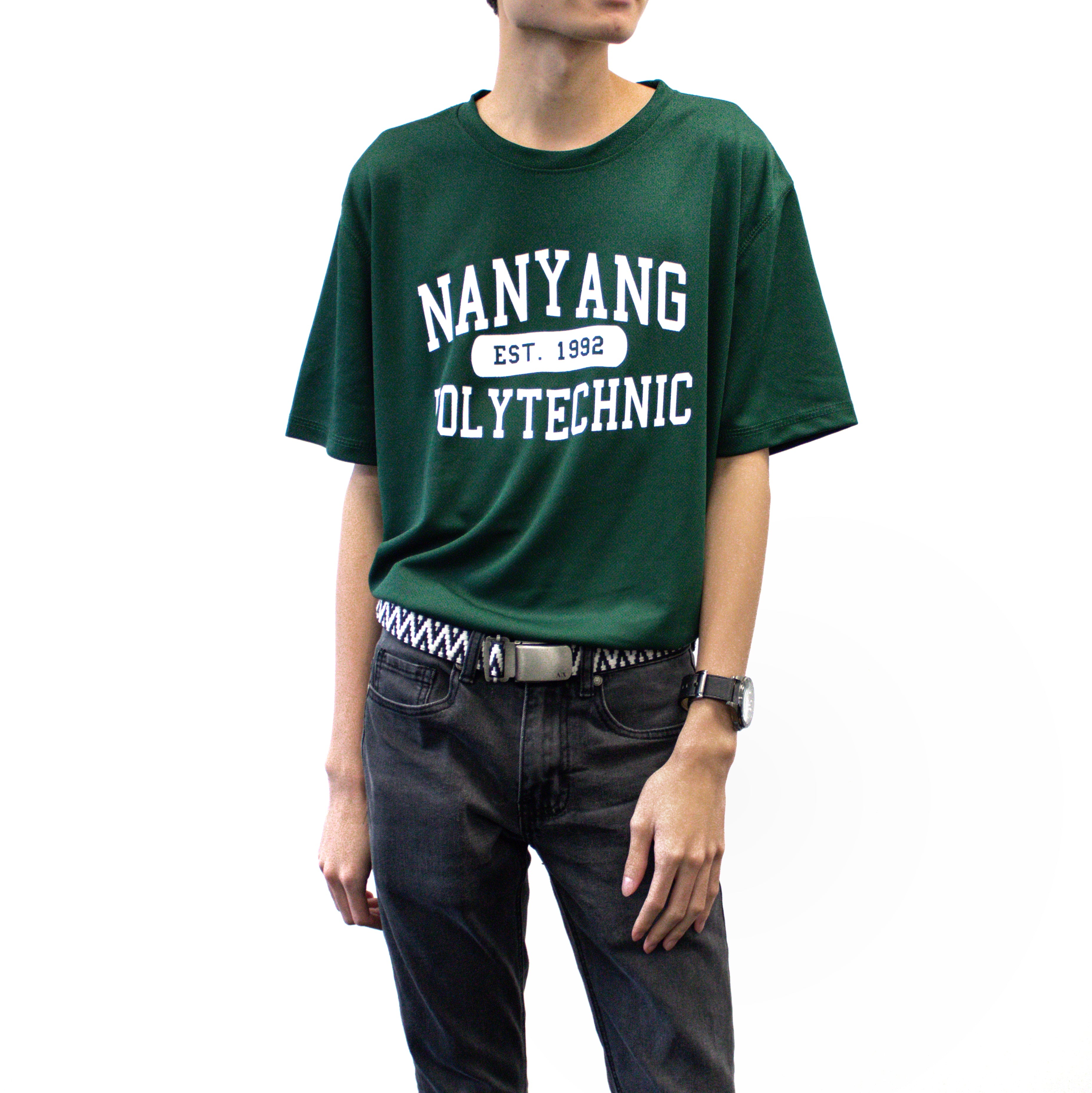 NYP 1992 DRI-FIT T-SHIRT (GREEN WITH WHITE FONT)