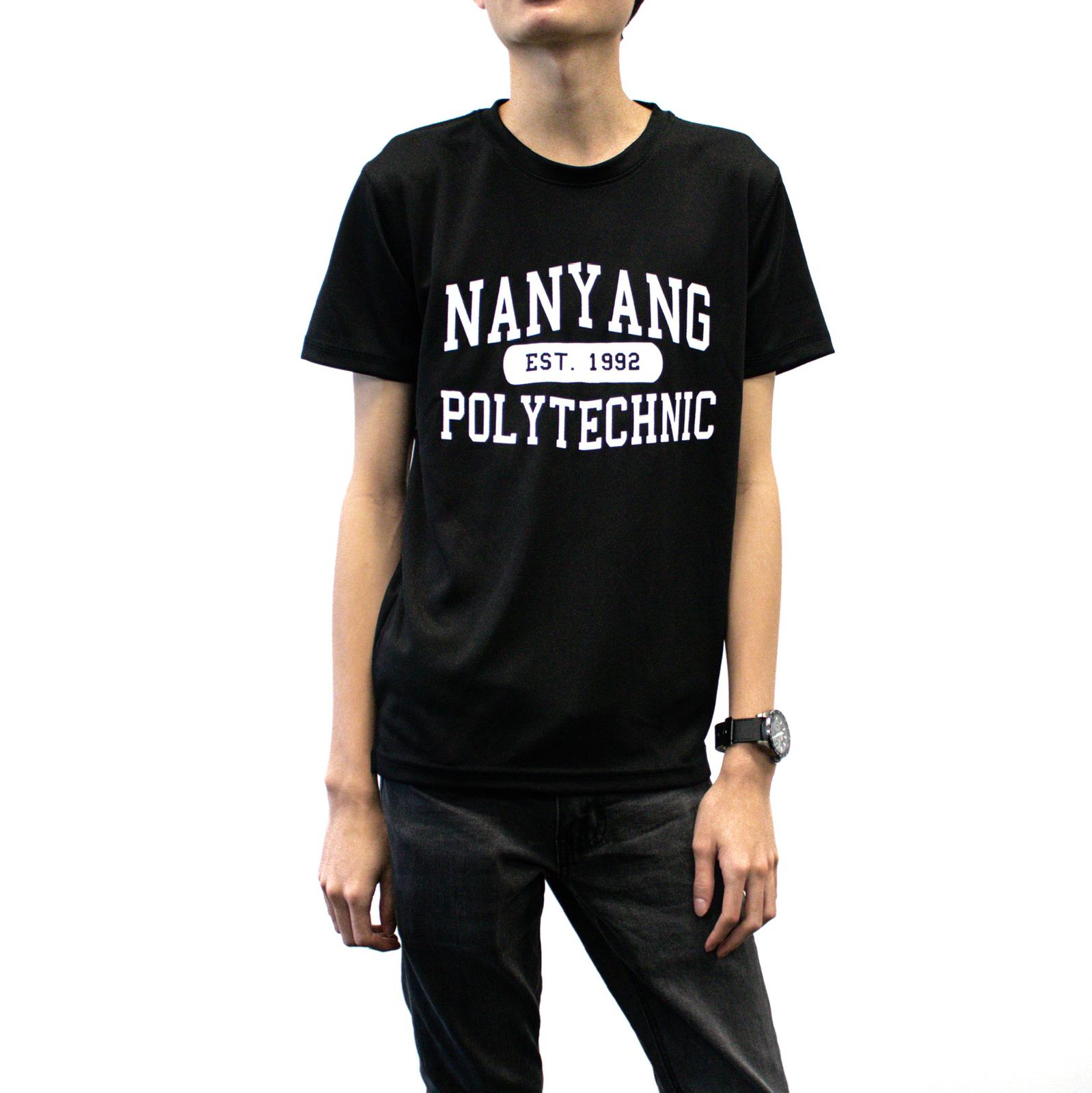 NYP 1992 DRI-FIT T-SHIRT (BLACK WITH WHITE FONT)