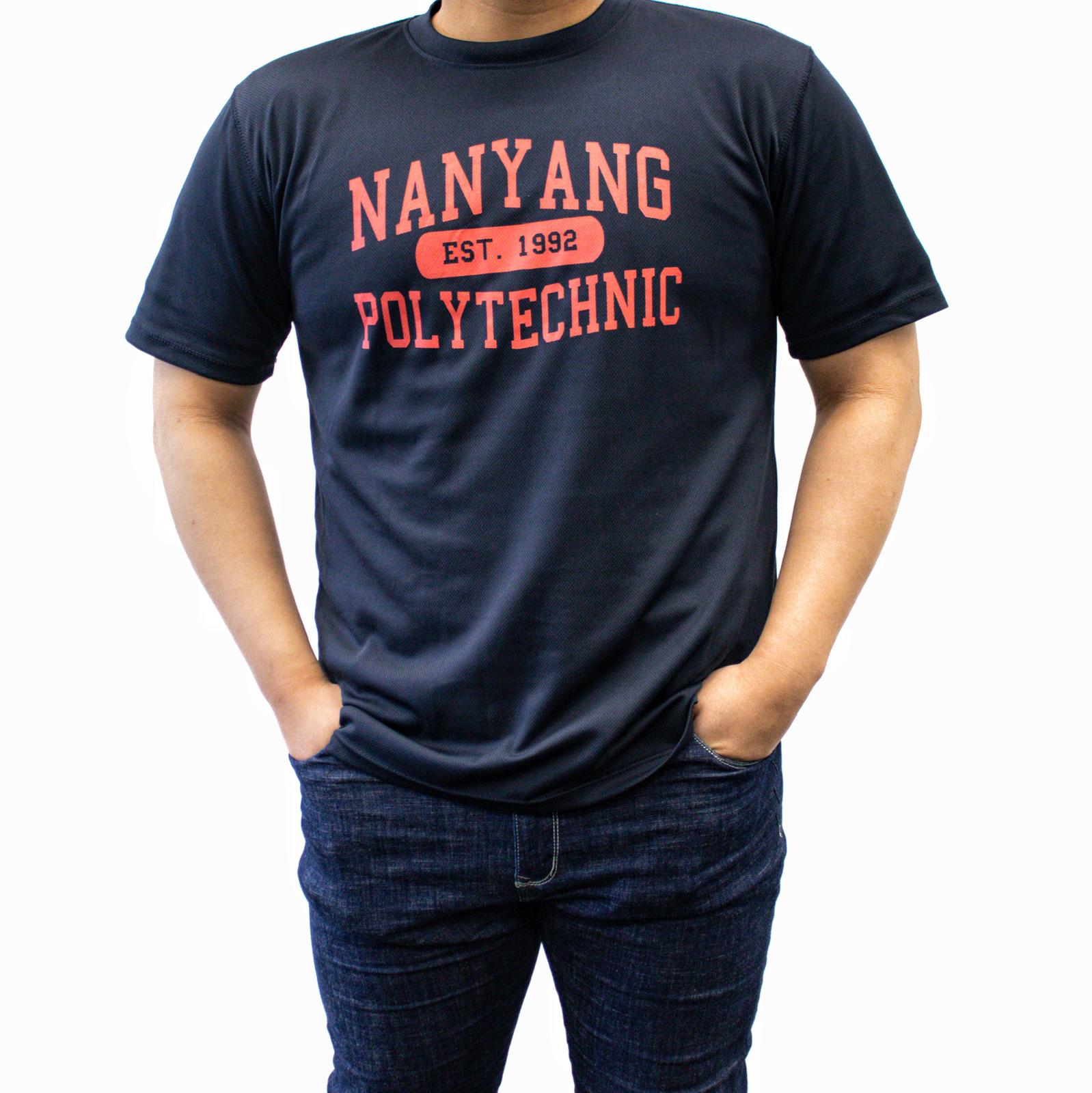 NYP 1992 DRI-FIT T-SHIRT (NAVY WITH RED FONT)