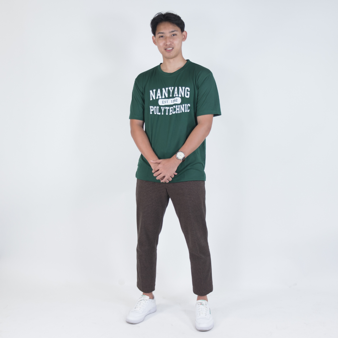 NYP 1992 DRI-FIT T-SHIRT (GREEN WITH WHITE FONT)