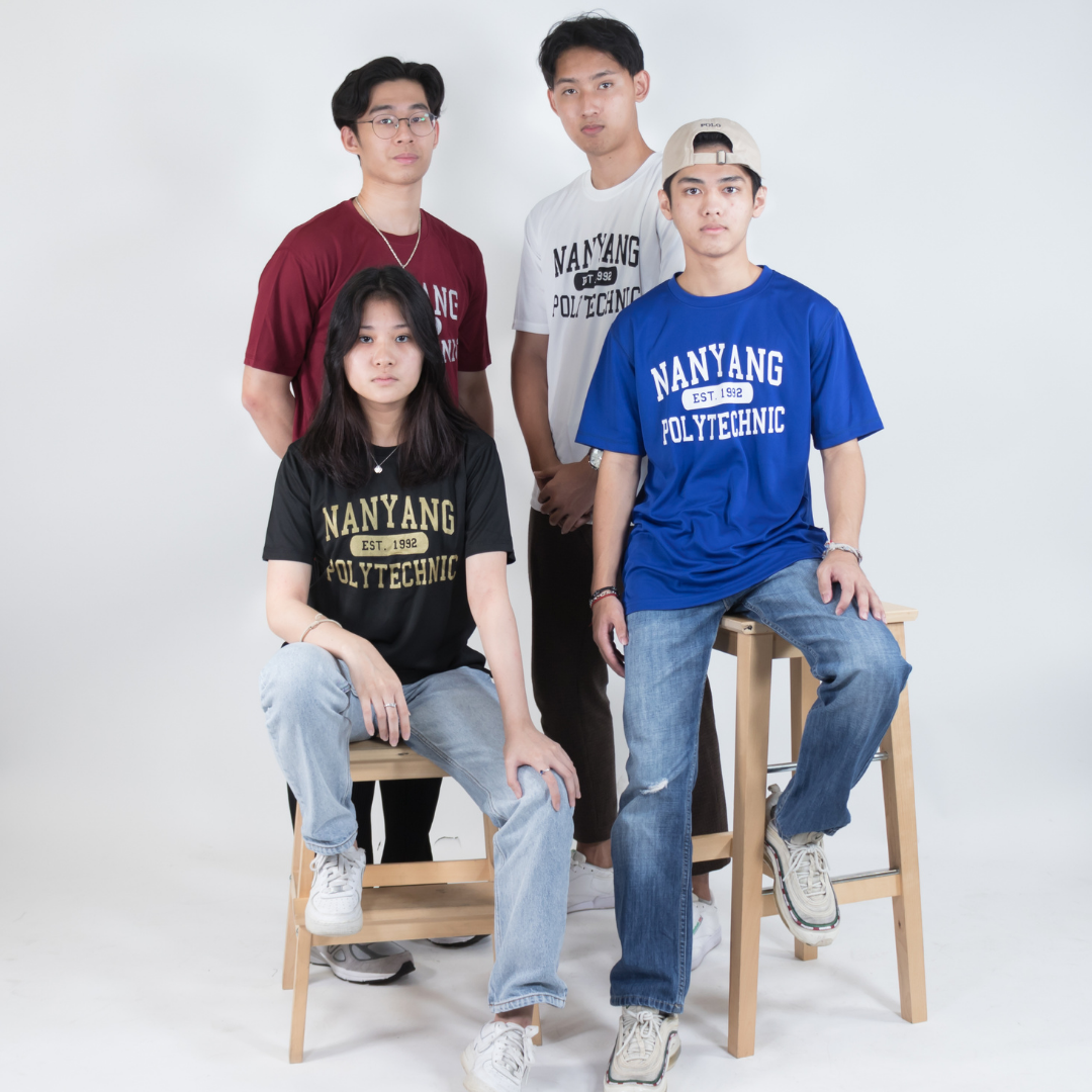 NYP 1992 DRI-FIT T-SHIRT (BLACK WITH WHITE FONT)