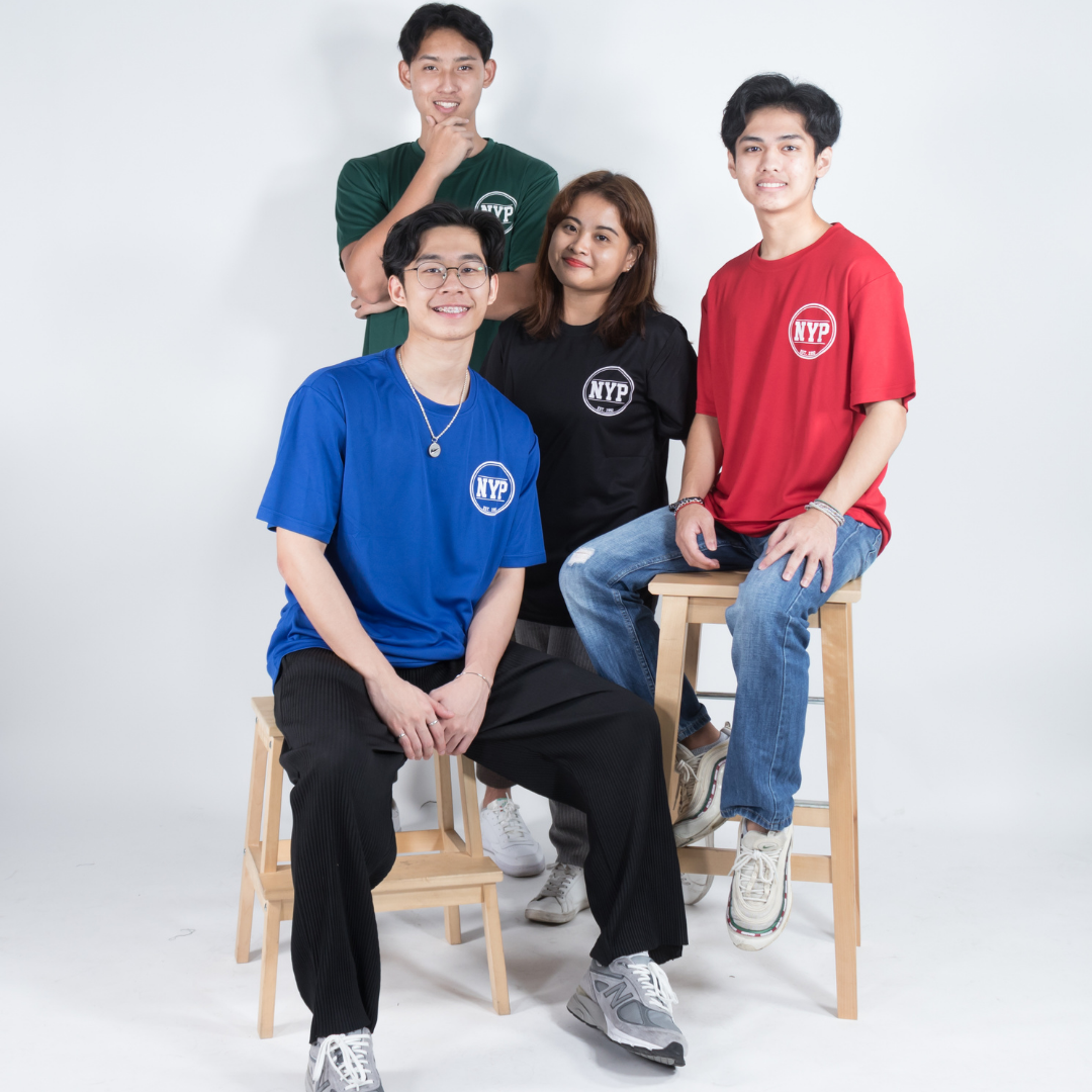 NYP LOGO R/N TEE WHITE - D’Studio