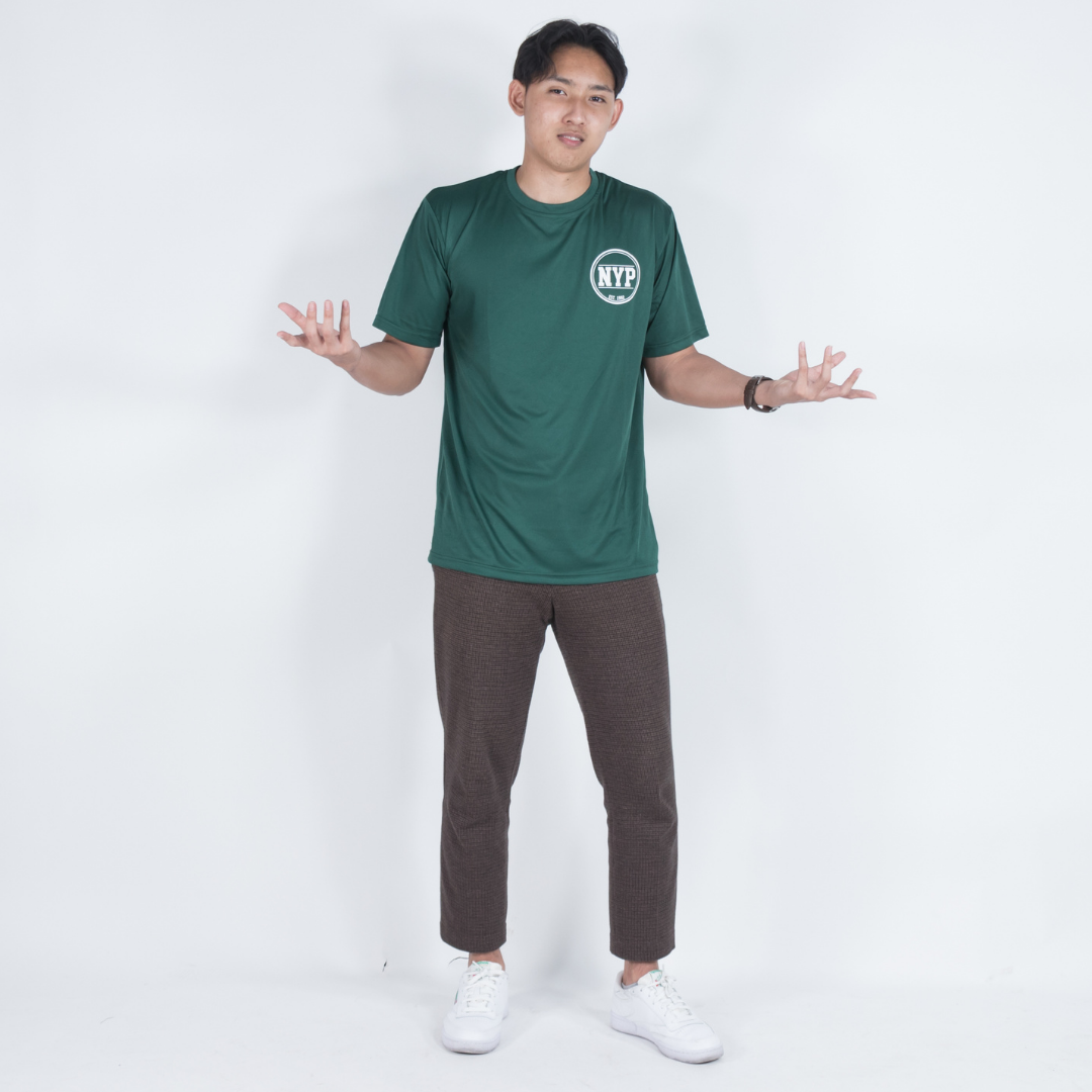 NYP LOGO R/N TEE GREEN - D’Studio