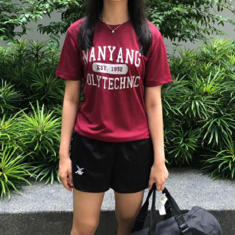 NYP DRI-FIT TEE MAROON WITH SILVER FONTS - D’Studio