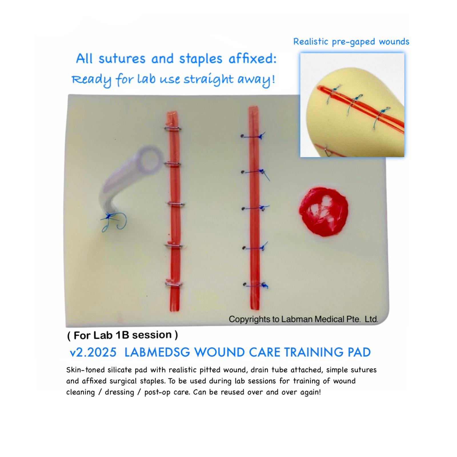 Labman Wound Care Training Pad