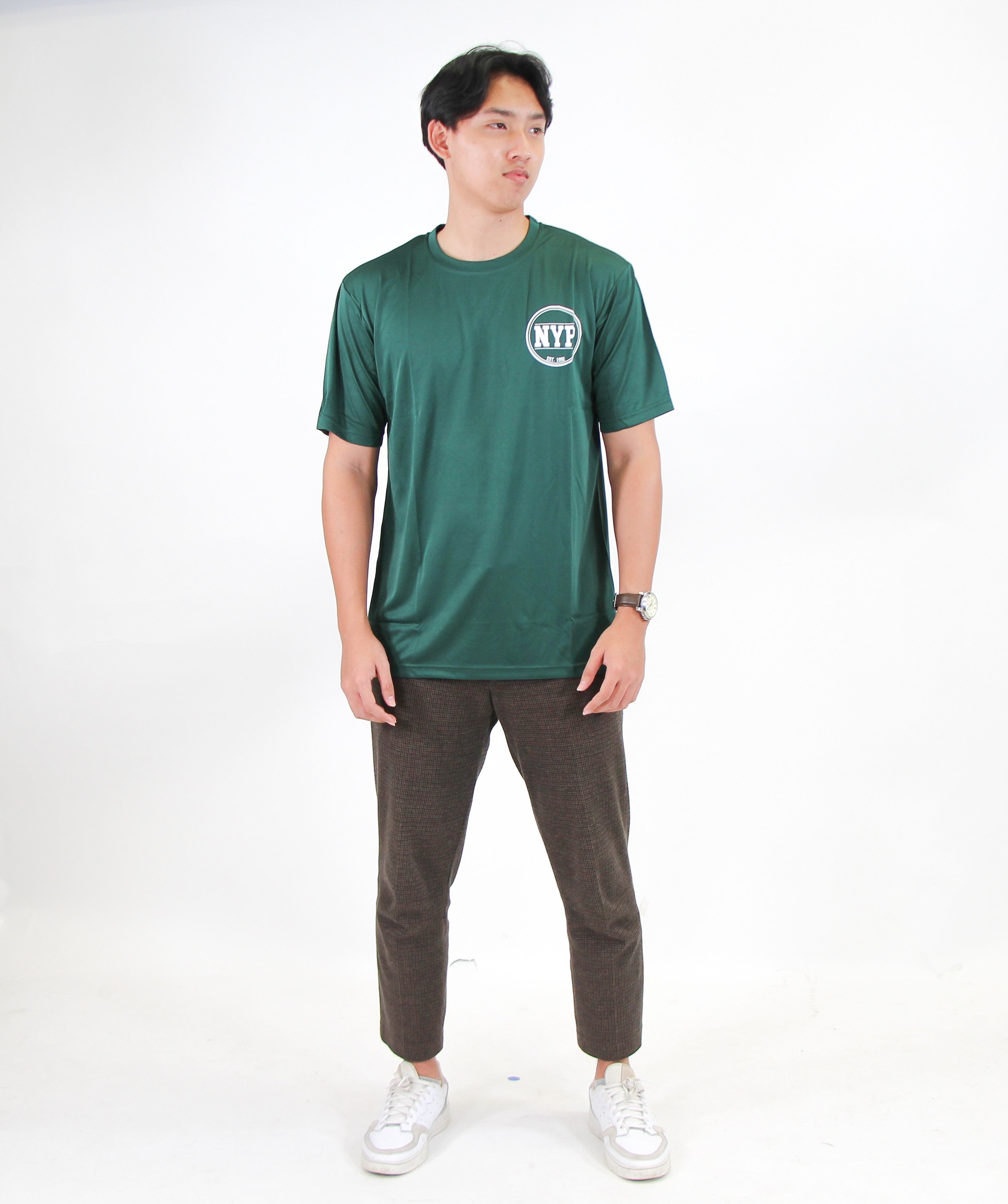 NYP LOGO R/N TEE GREEN - D’Studio