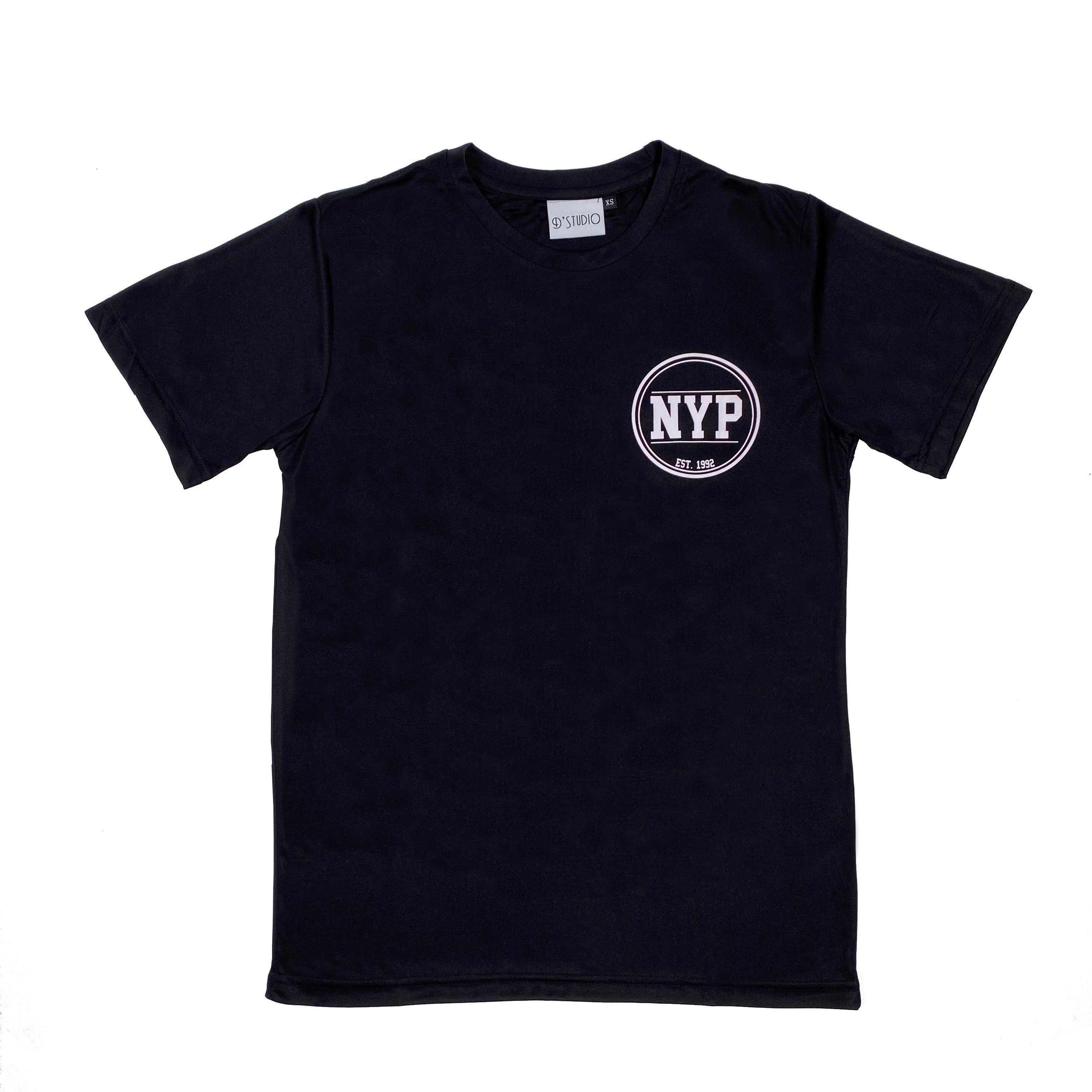 NYP LOGO R/N TEE BLACK - D’Studio
