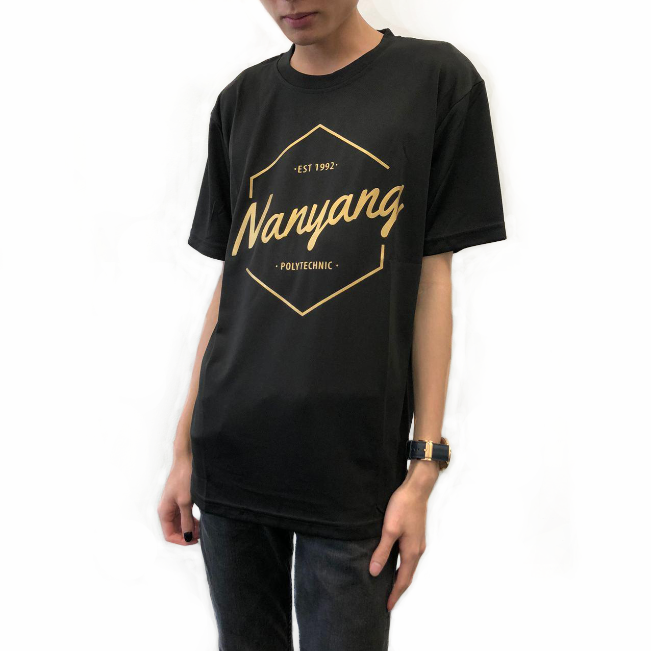 NYP HEX DRI-FIT TEE BLACK