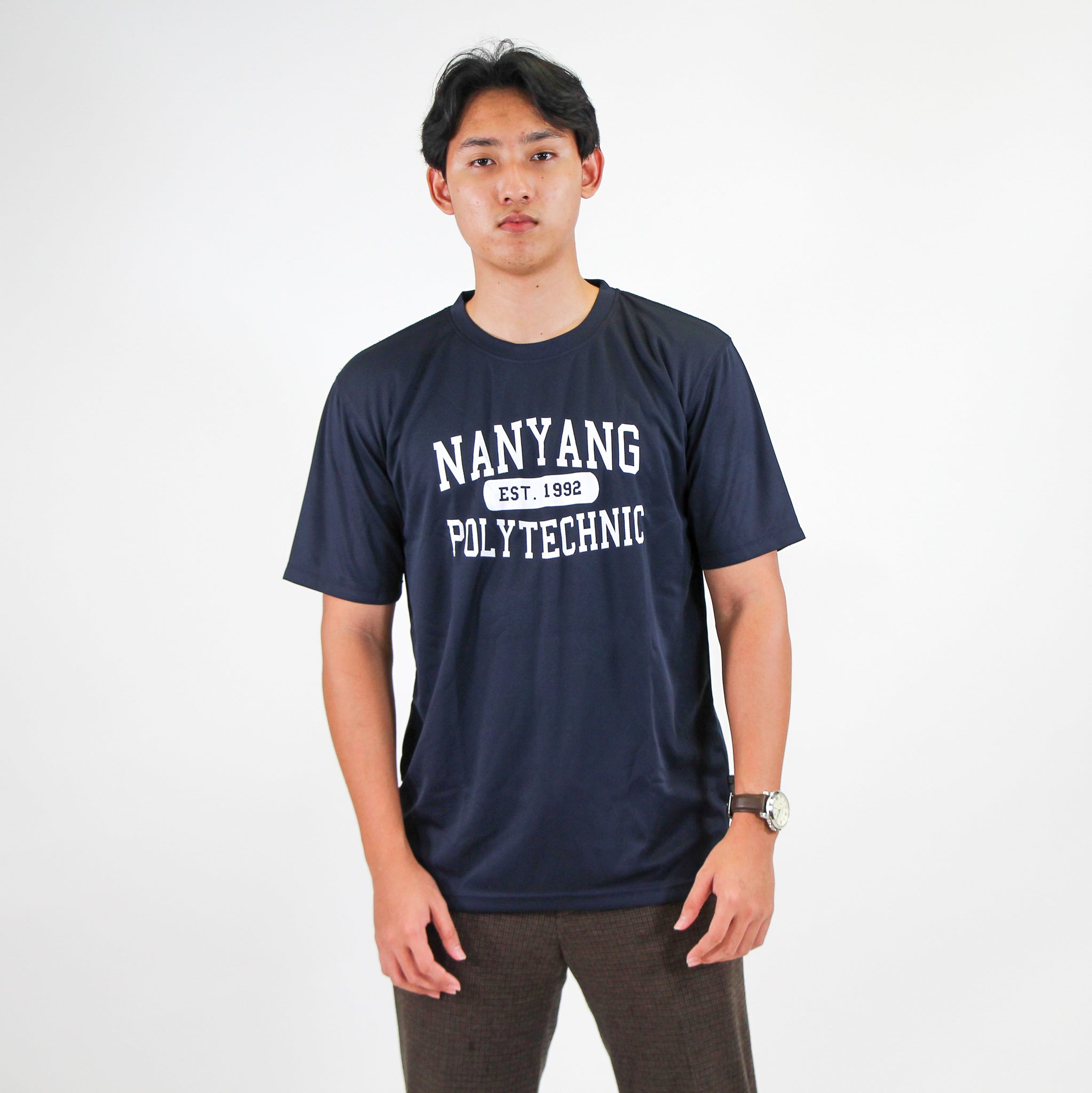 NYP 1992 DRI-FIT T-SHIRT (NAVY WITH WHITE FONT)