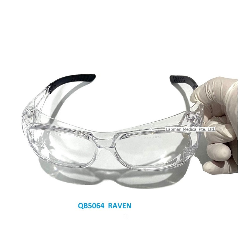 LABMAN LAB GOGGLES  (QB5064 RAVEN)
