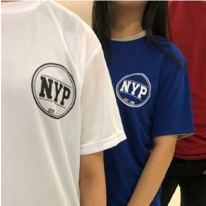 NYP LOGO R/N TEE WHITE - D’Studio