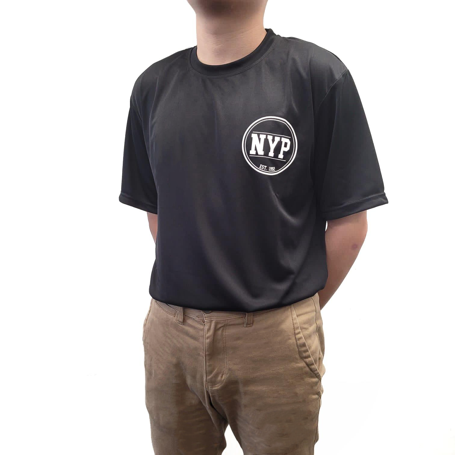 NYP LOGO R/N TEE BLACK - D’Studio