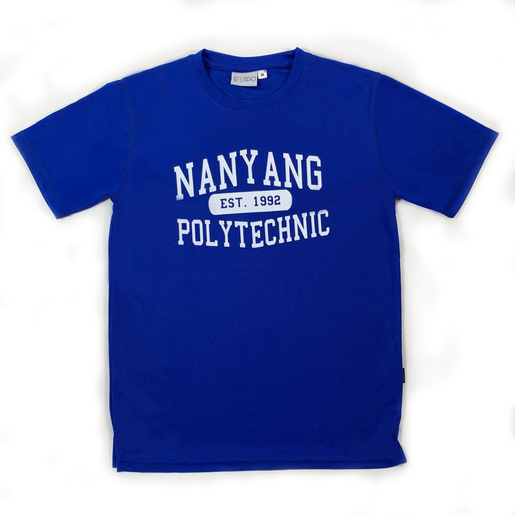NYP 1992 DRI-FIT T-SHIRT (BLUE WITH WHITE FONT)