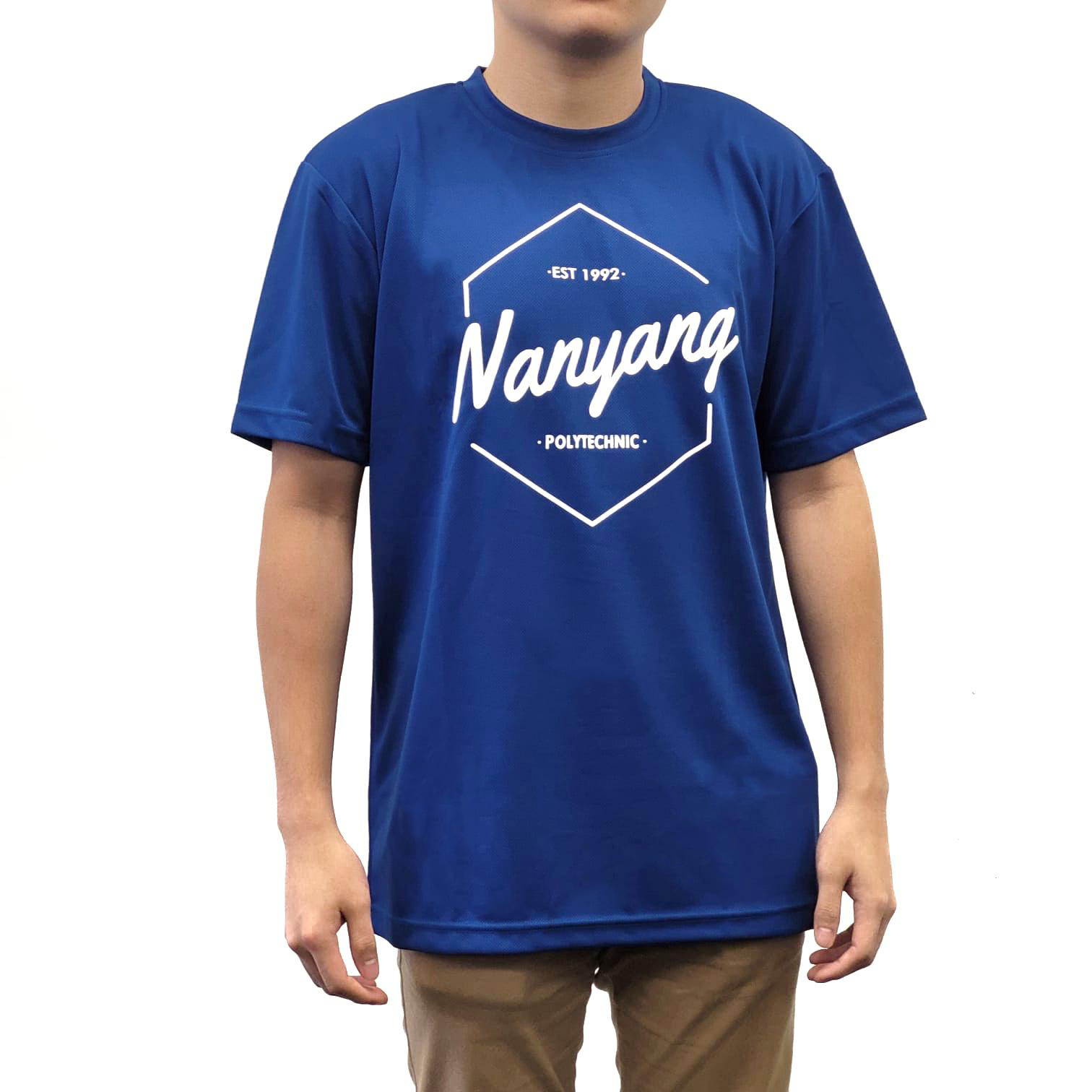 NYP HEX DRI-FIT TEE ROYAL BLUE