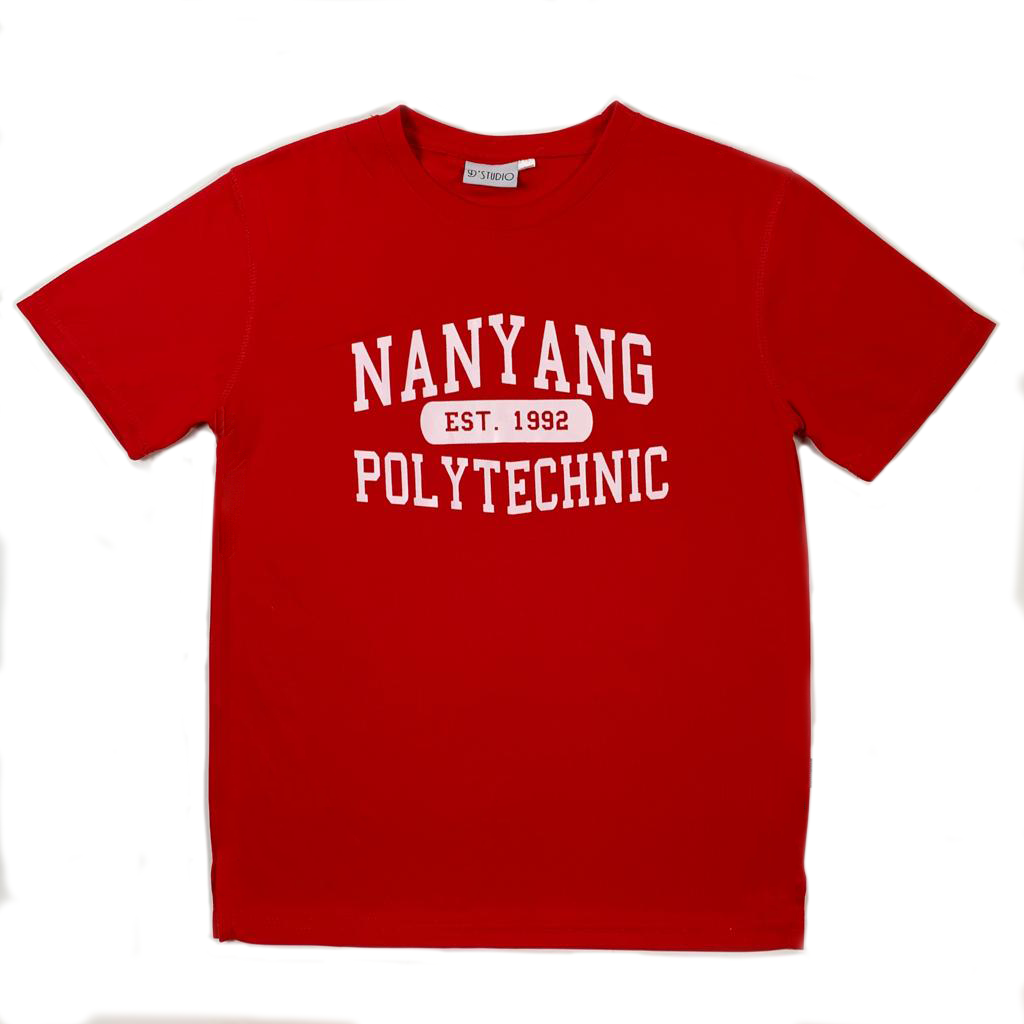 NYP 1992 DRI-FIT T-SHIRT (RED WITH WHITE FONT)