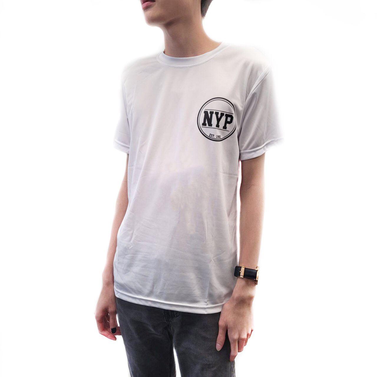 NYP LOGO R/N TEE WHITE - D’Studio