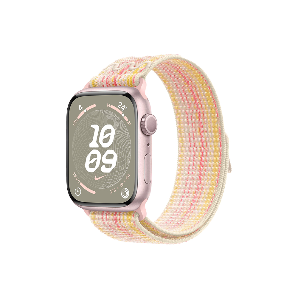 Apple Watch Series 9 GPSモデル - 41mmピンクアルミニウムケースと