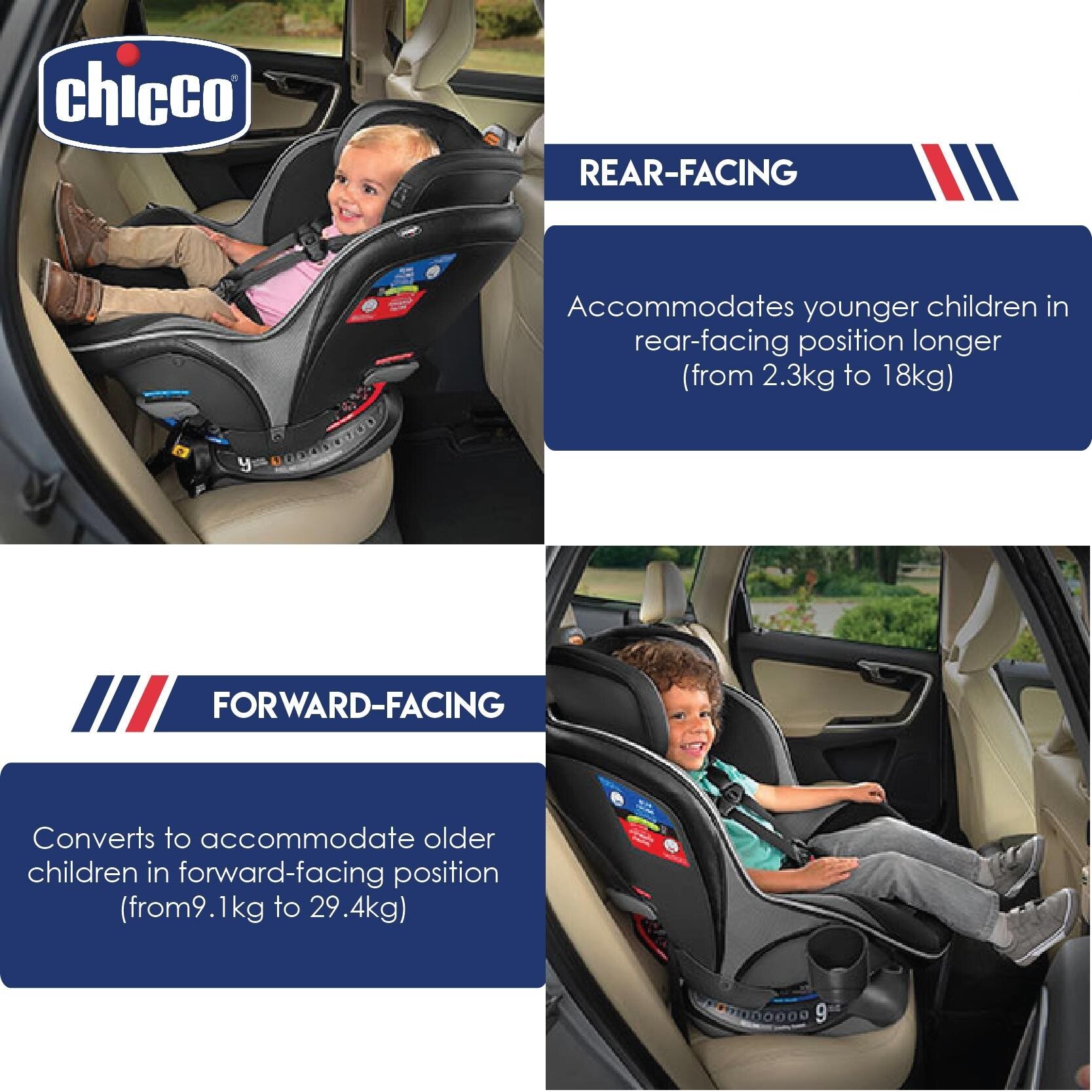 Free Shipping Within West Malaysia Chicco NextFit Zip Max Extended Use Convertible Car Seat Maximum Comfort