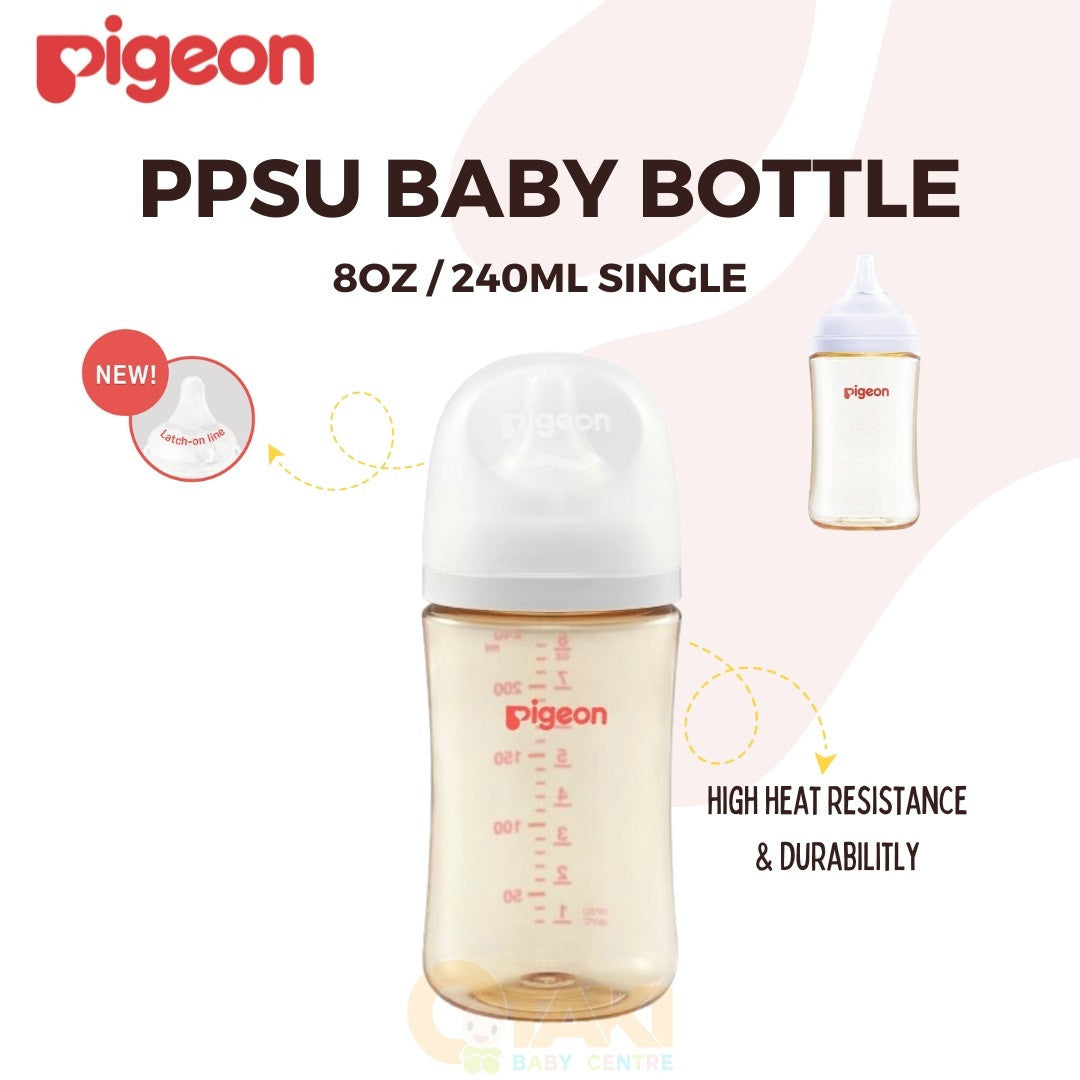 Pigeon Wide Neck 8oz / 240ml PPSU Nursing Bottle