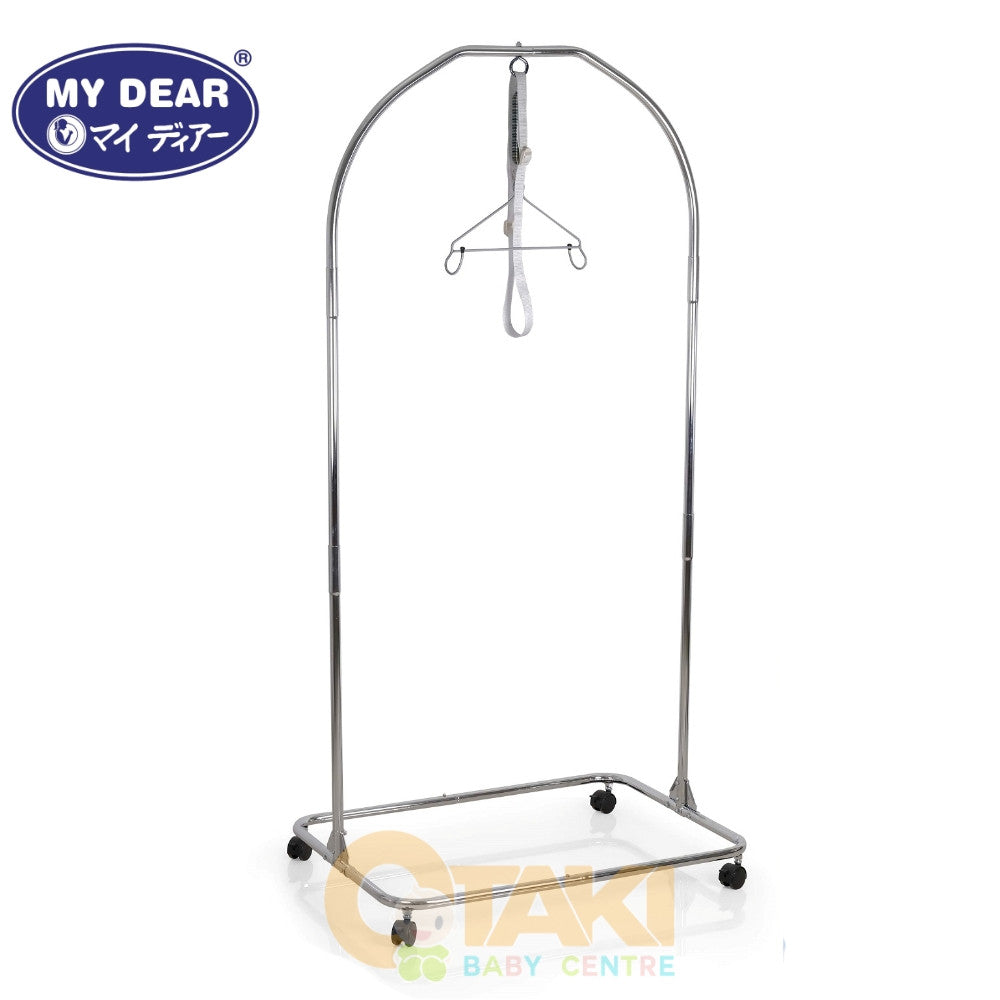 My Dear Spring Cot 24050 Chrome, Lightweight And Durable Baby Cradle Buaian