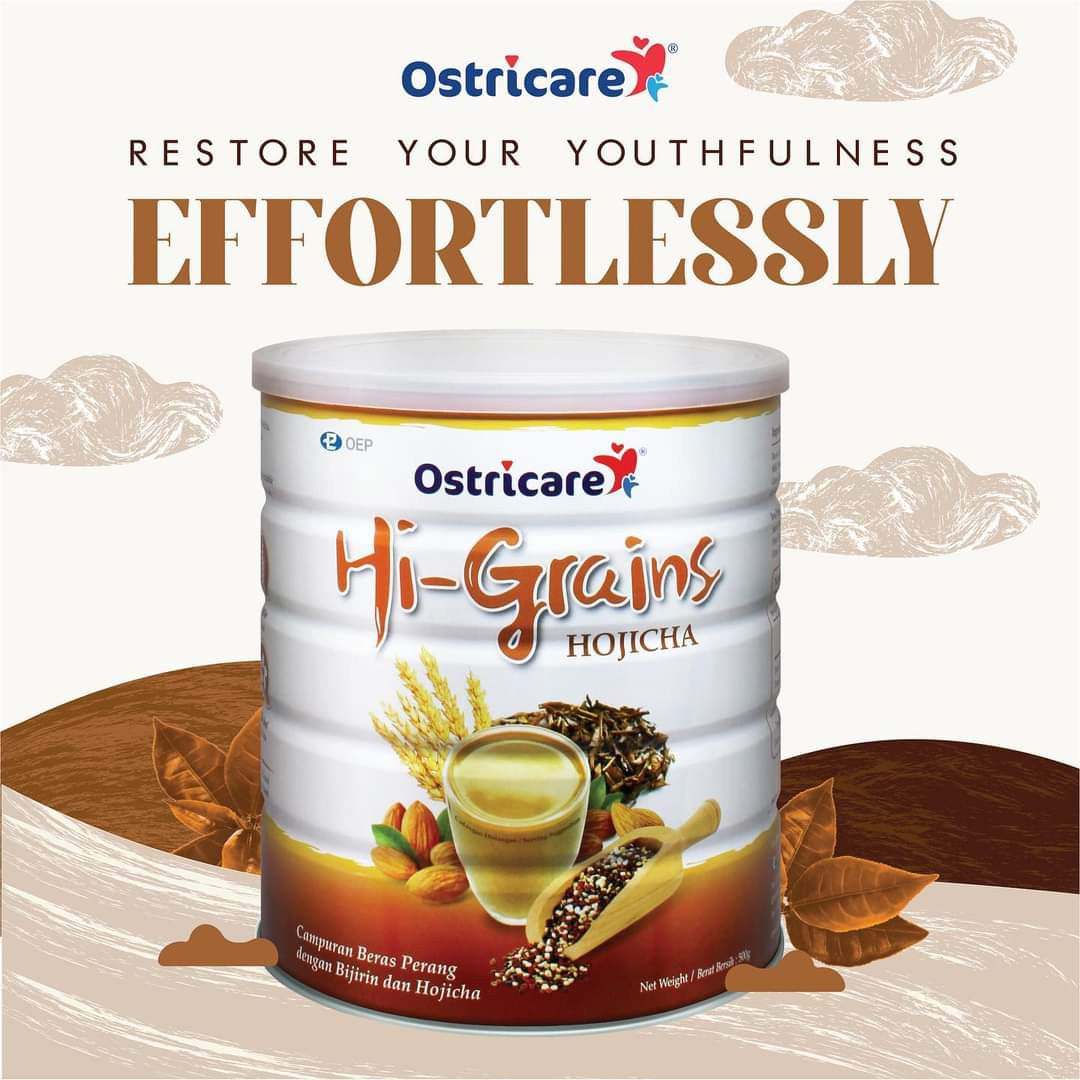 Ostricare Hi-Grains Multigrain Beverage Hochija 500g High In Antioxidants, Boost Metabolism, Aids Digestion