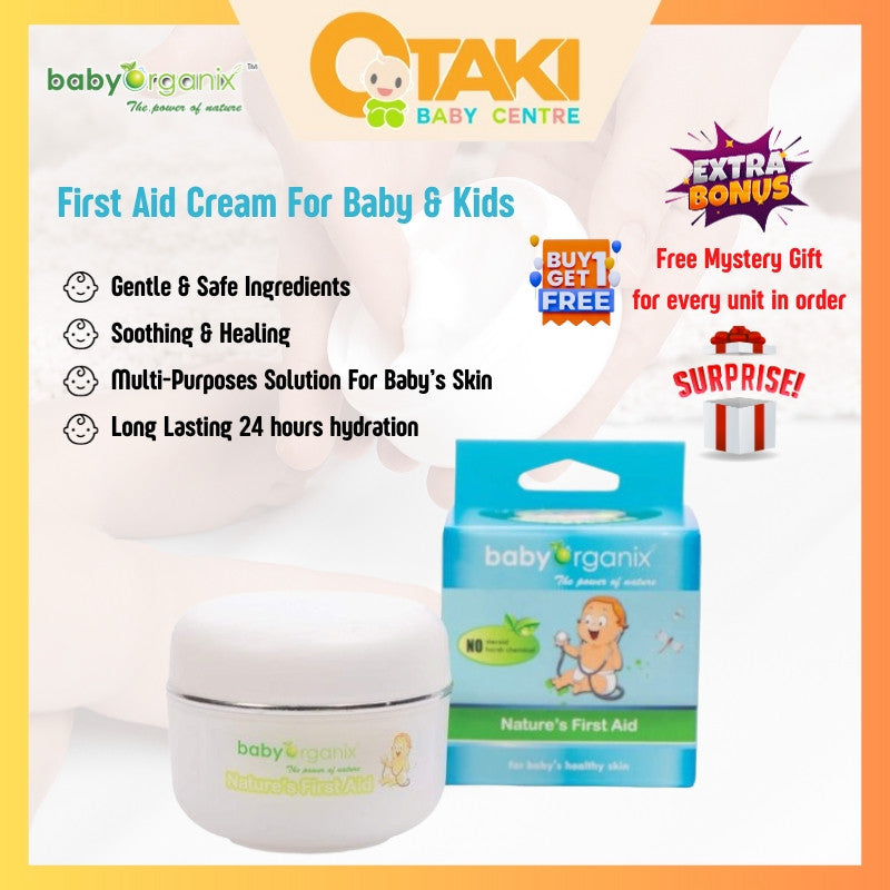 Baby Organix Nature’s First Aid Cream 30g Heals Wounds And Soothe Baby's Skin