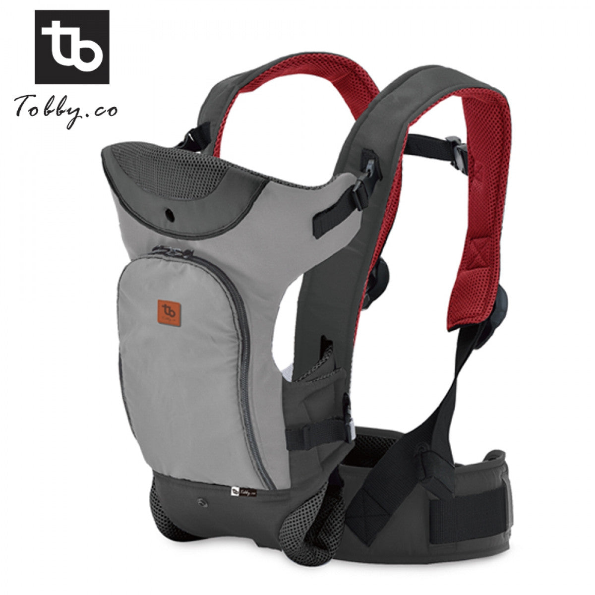 Tobby My Dear Baby Soft Carrier 28035 With Adjustable Straps. Storage Pockets & Window Mesh Design