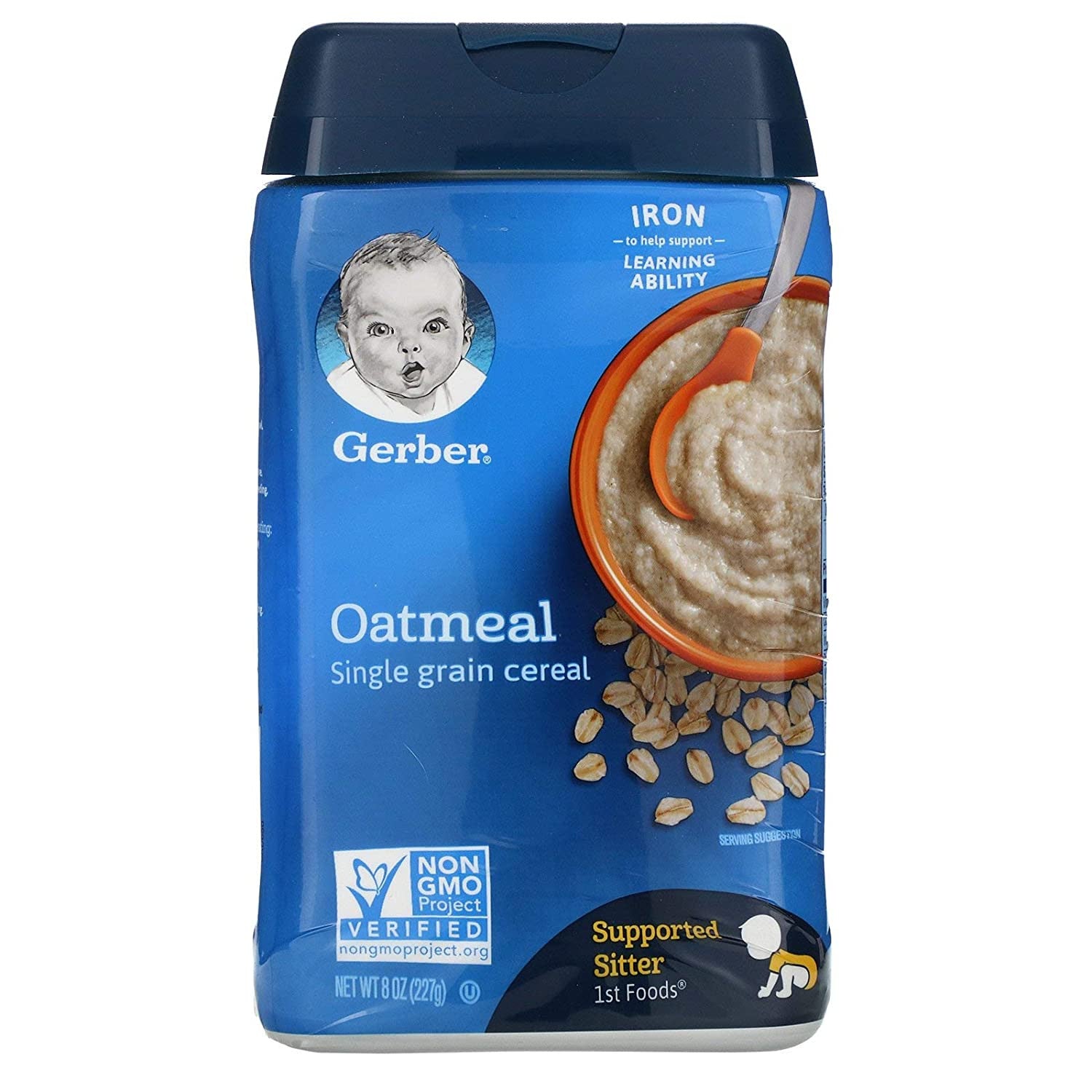 Gerber Baby Cereal 1st Foods Oatmeal Single Grain Cereal 227g