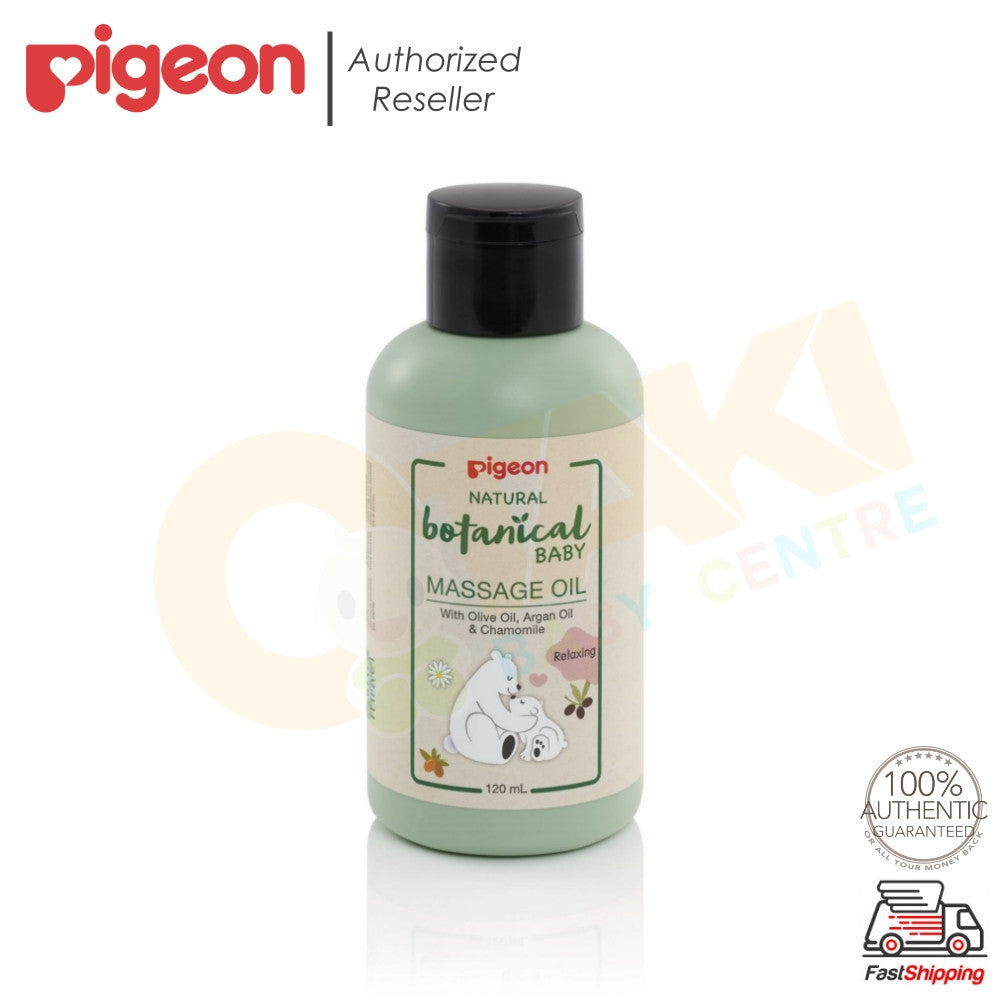 Pigeon Natural Botanical Baby Massage Oil 120ml (Expiry: 07/2025) Relaxing Oil