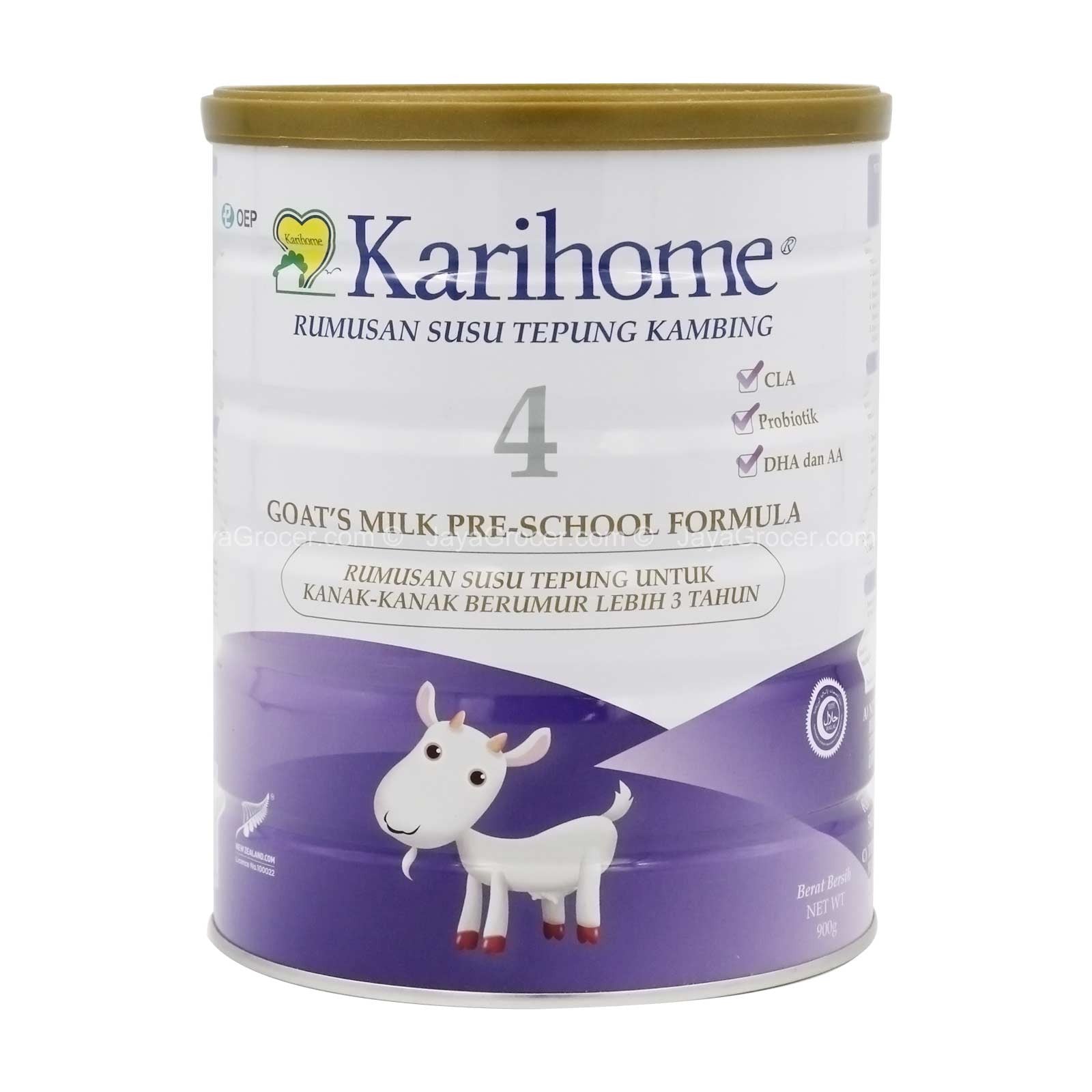 Karihome Step 4 Goat's Milk Pre-School Formula 900g For Children 3 to 7 Years Old