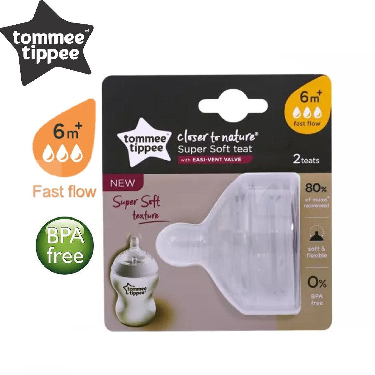 Tommee tippee extra slow hot sale teats