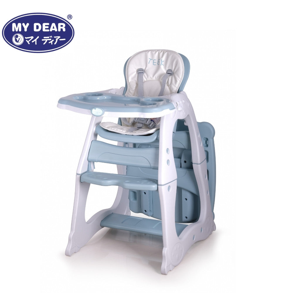 My Dear 3 in 1 Baby High Chair 31083 For Feeding and Can Convert Into A Table and Chair Combination