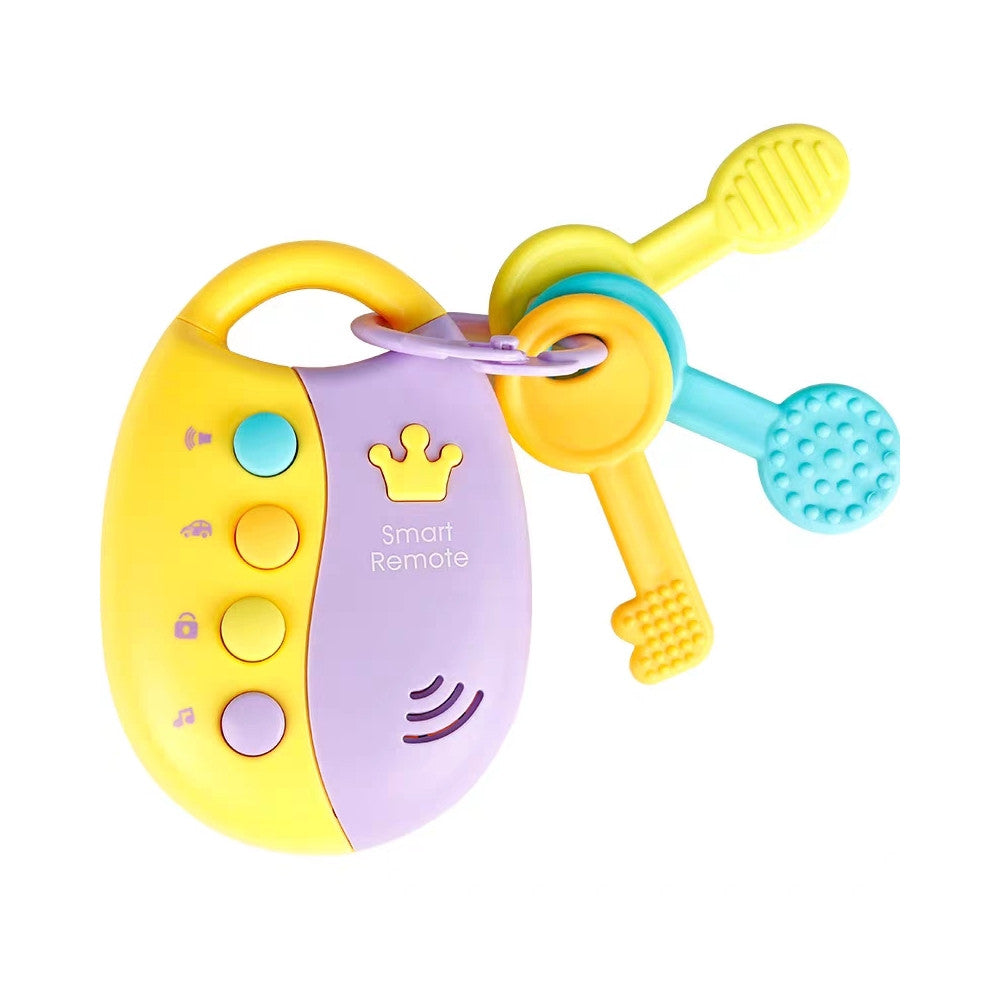 Baby Toys Musical Toy Car Key Smart Remote Control With Teethers Infant Early Education Toys Kids Gift
