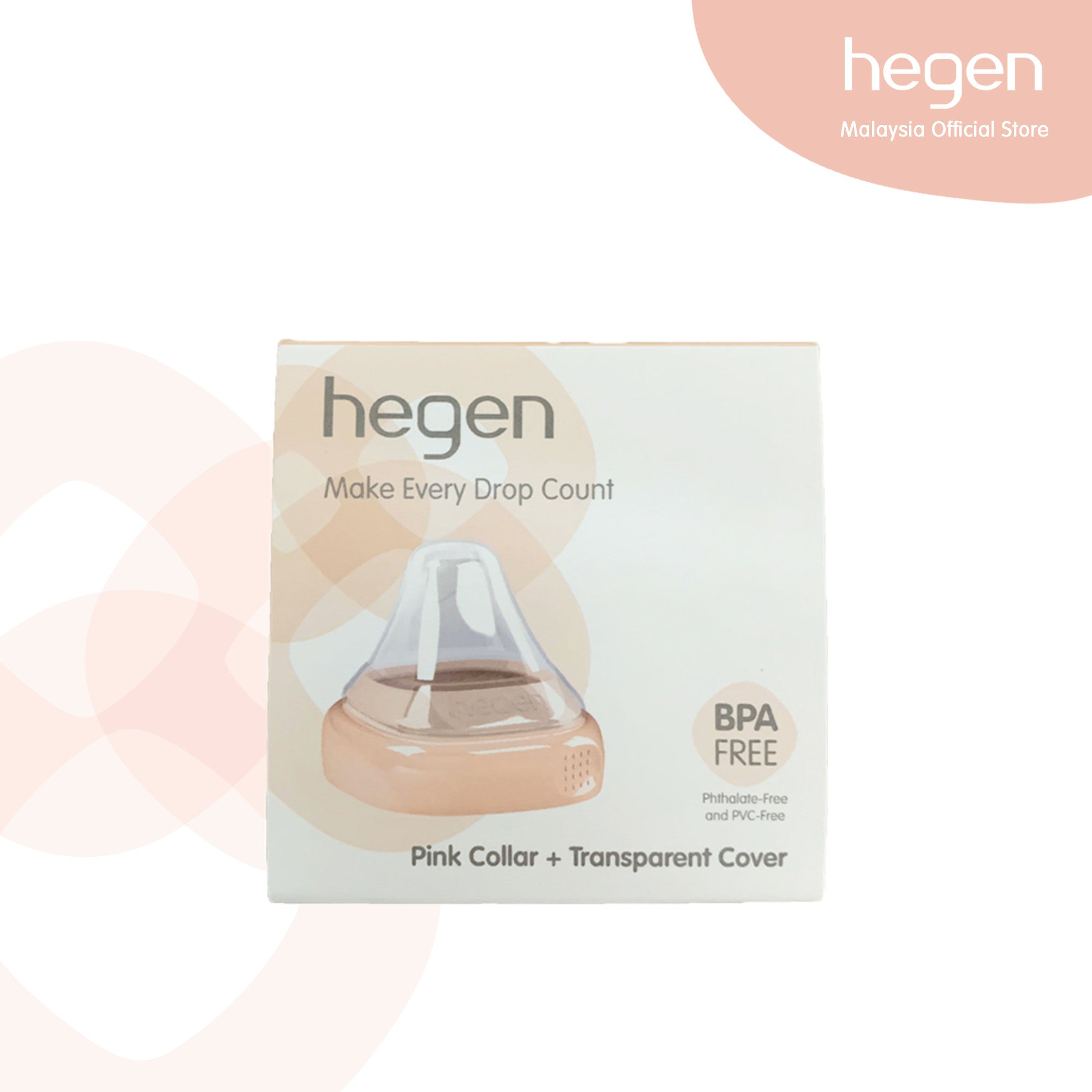 Hegen PCTO™ Collar And Transparent Cover (Pink)