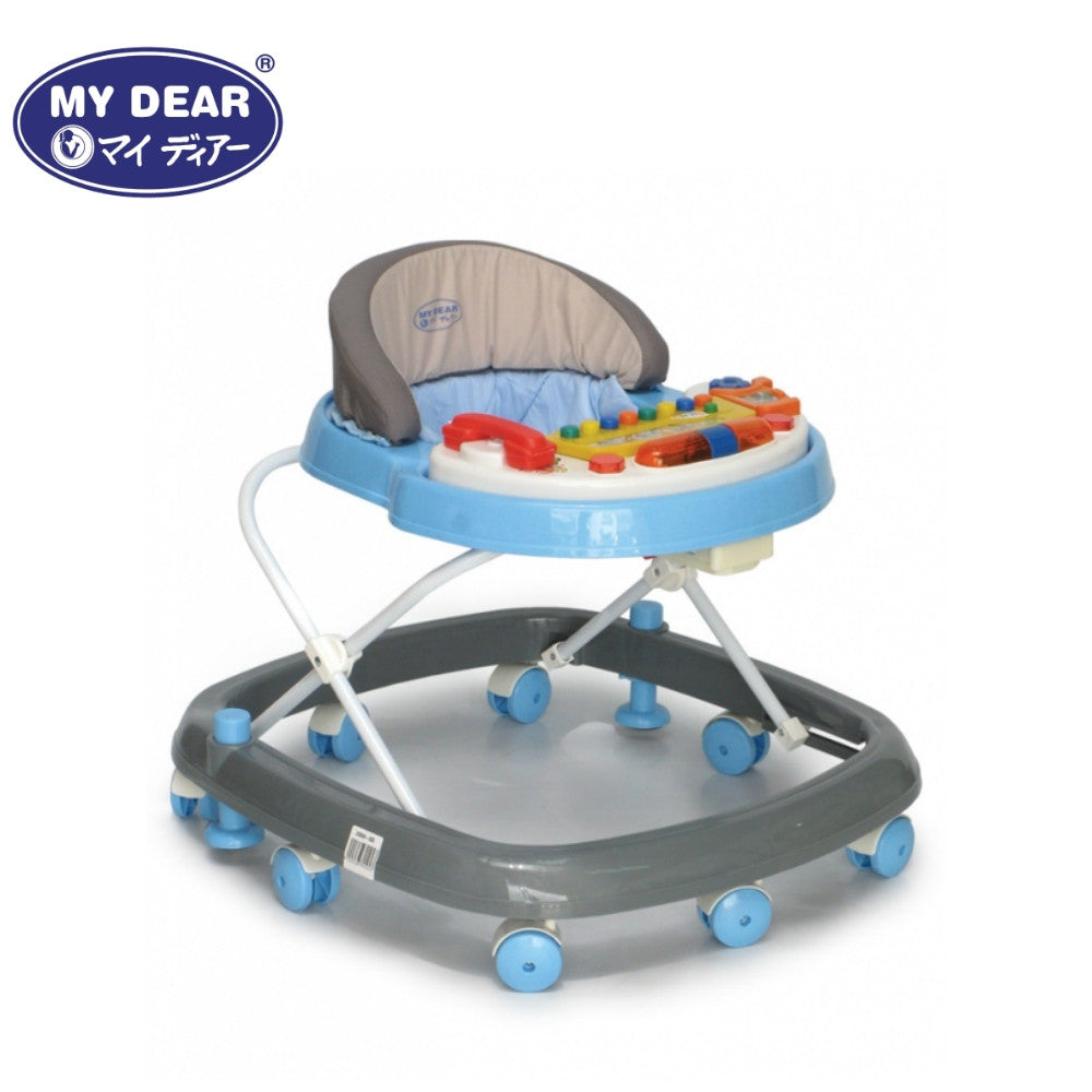 My Dear Baby Walker 20004 With Stopper and Removable Music Tray