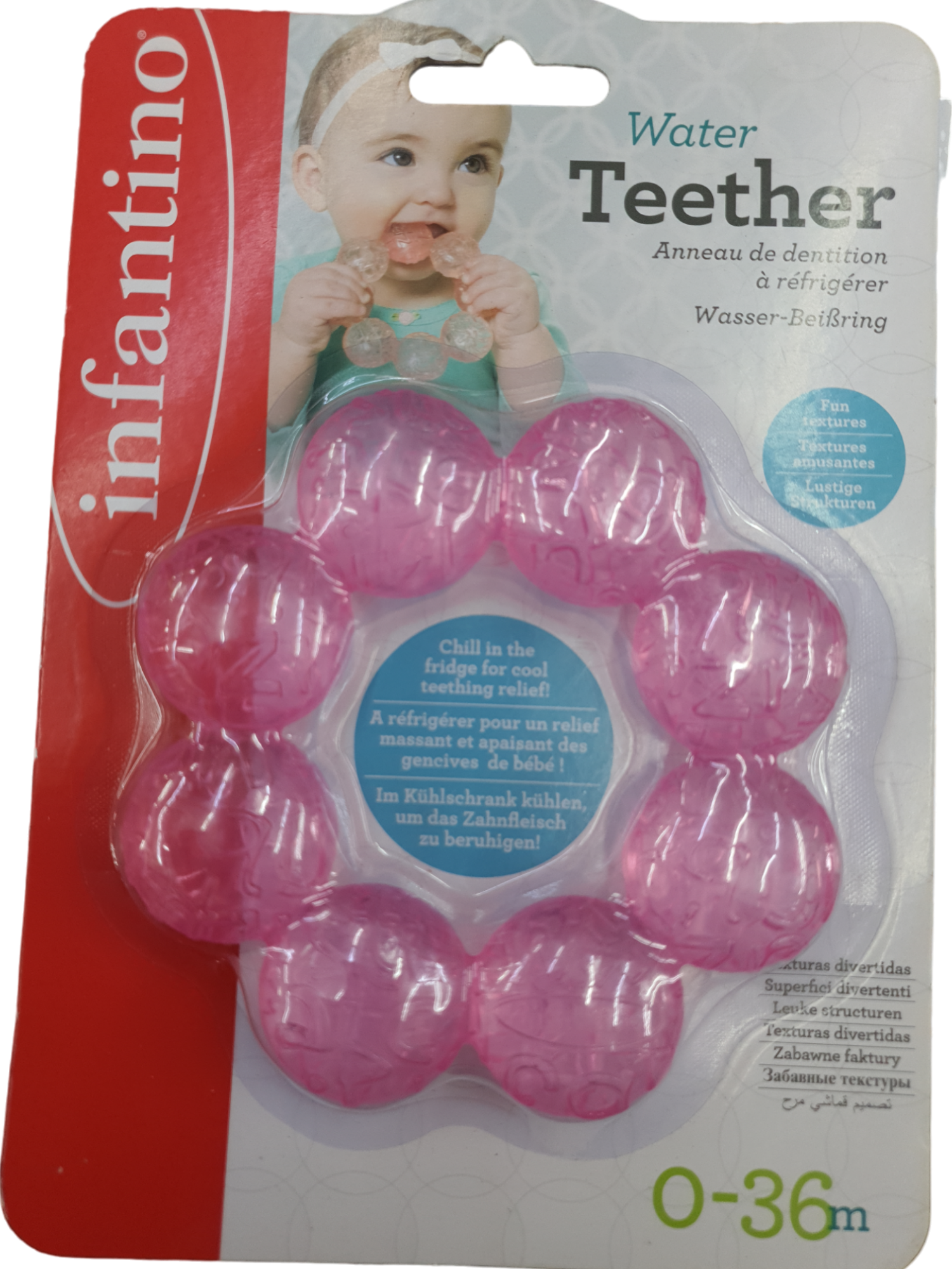 Infantile Water Teether Pink