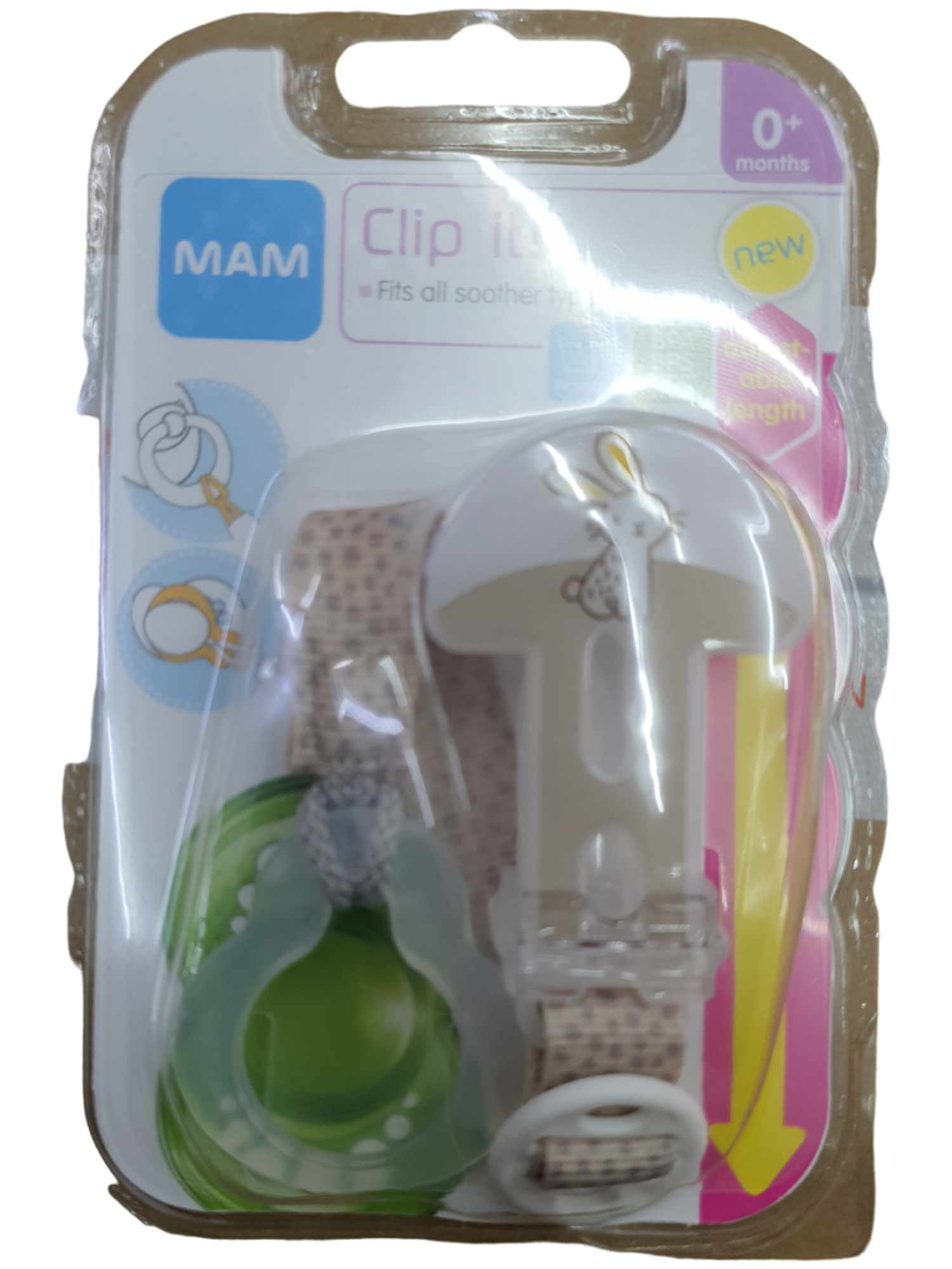 MAM SOOTHER CLIP UNISEX