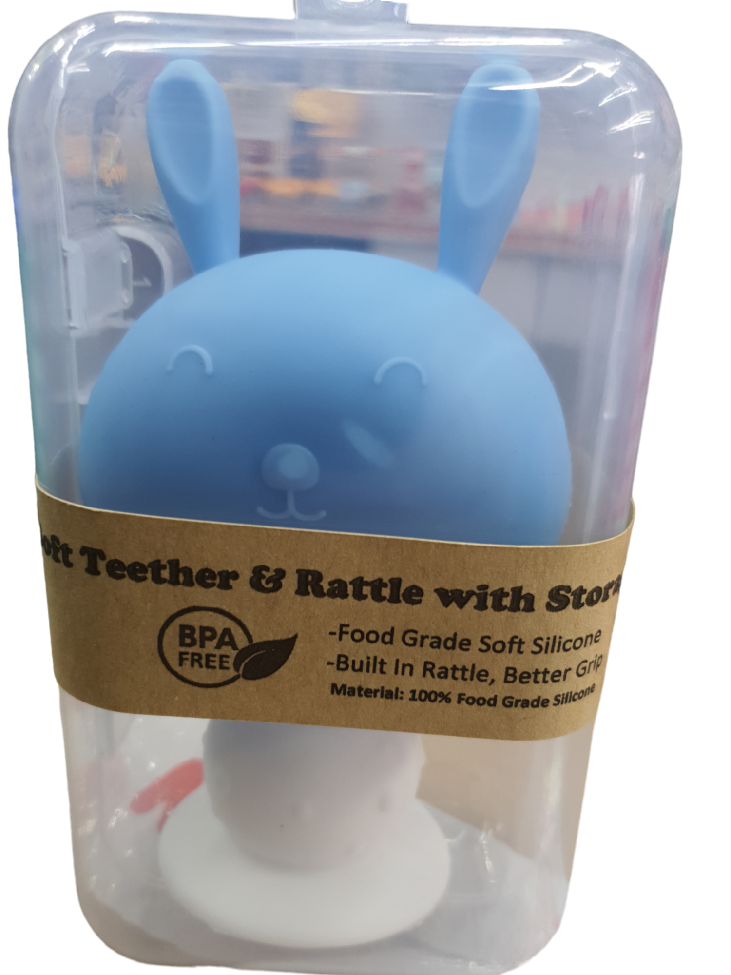 SOFT TEETHER & RATTLE WITH STORAGE BOX