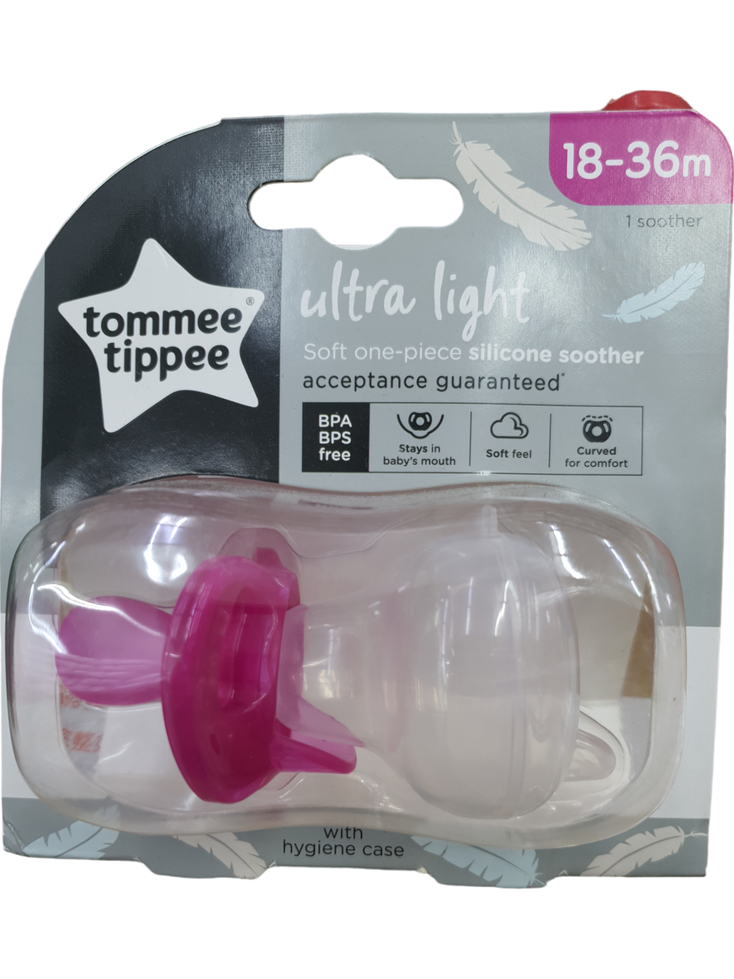 TOMMEE TIPPEE ULTRA LIGHT  SOOTHER 18-36M+