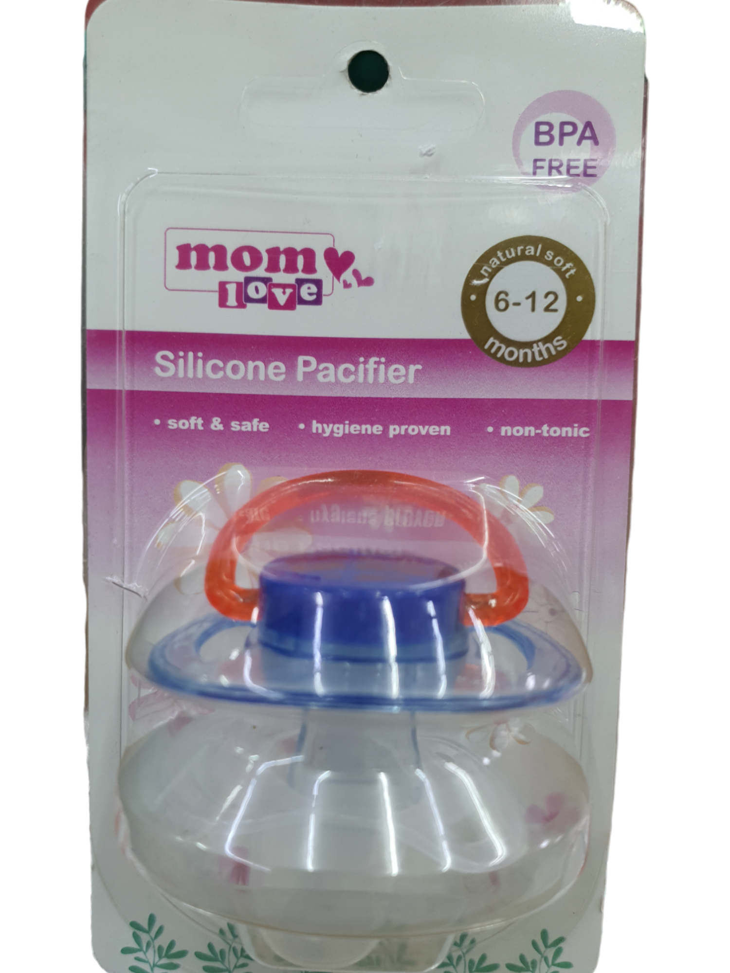 Mom Love Silicone Pacifier 6-12M+