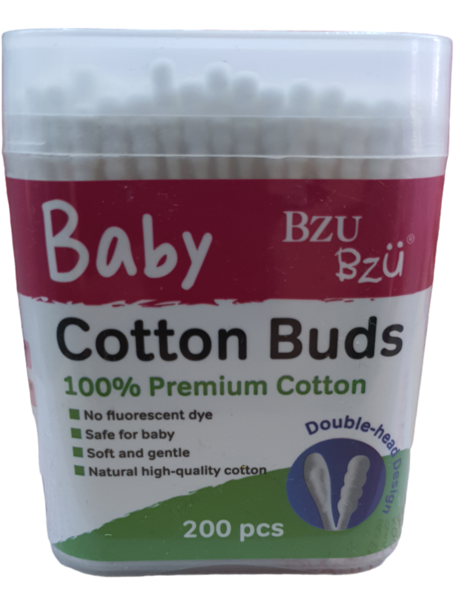 Bzu Bzu Baby Cotton Buds 100%Premium Cotton 200's