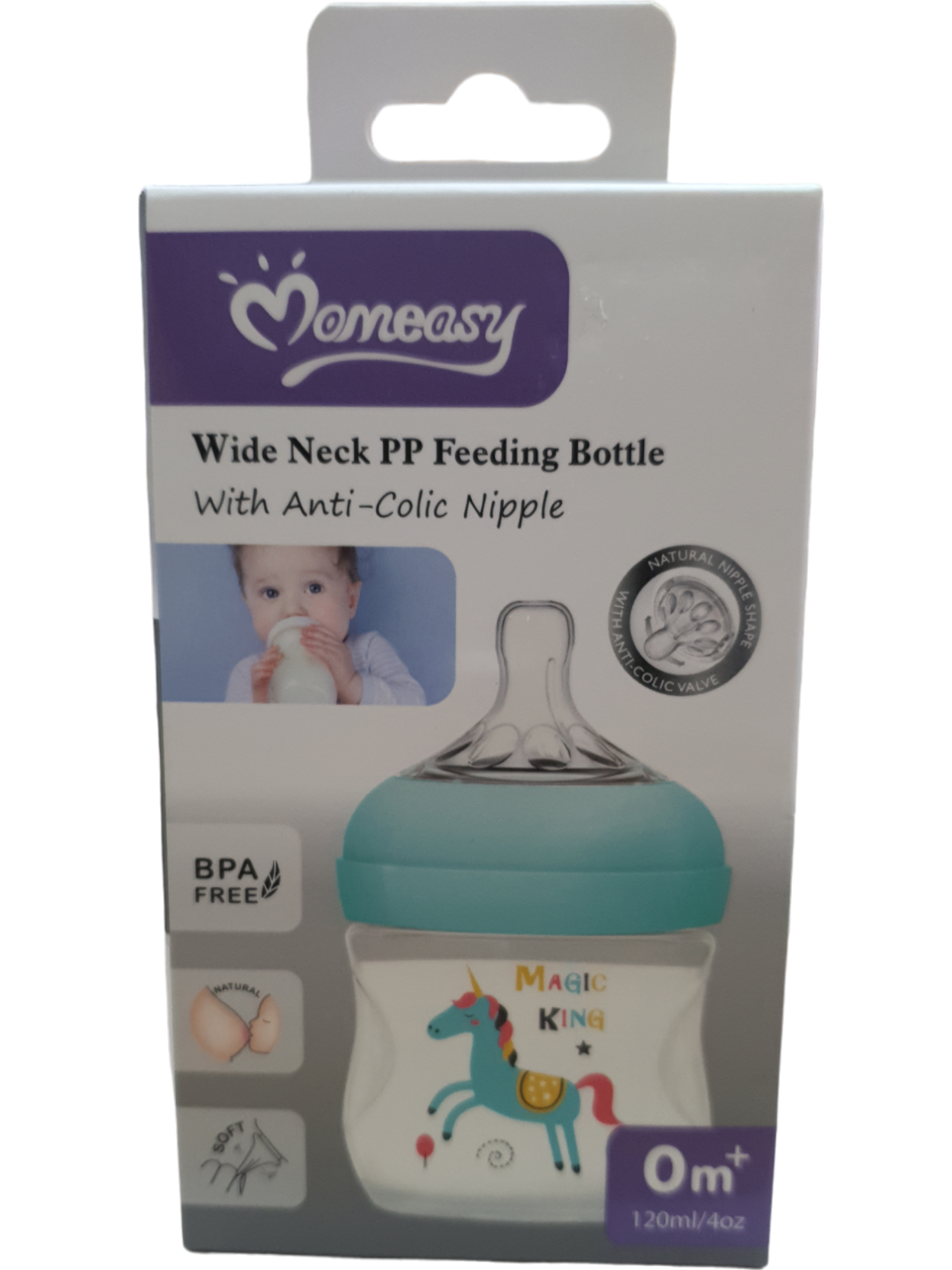 Momeasy Wide Neck Bottle PP 120ml