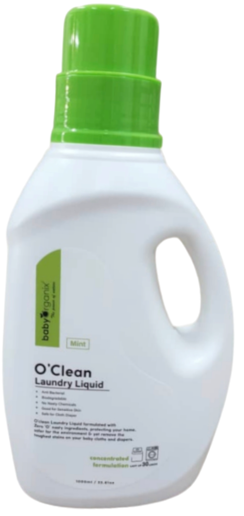 Baby Organix O'clean Laundry Liquid Mint 1000ml